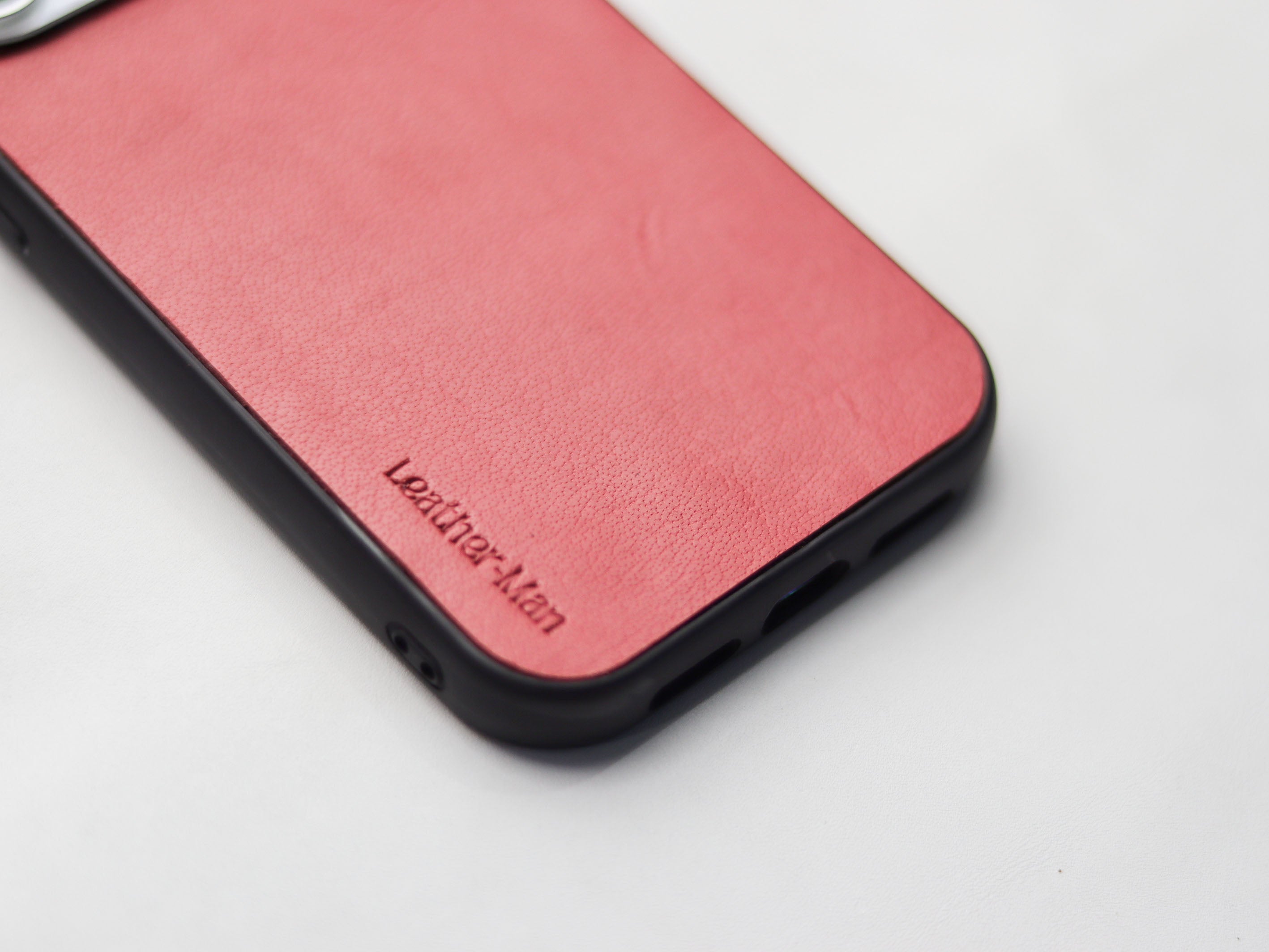 FLAMINGO PINK LEATHER - CLASSIC PHONE CASE