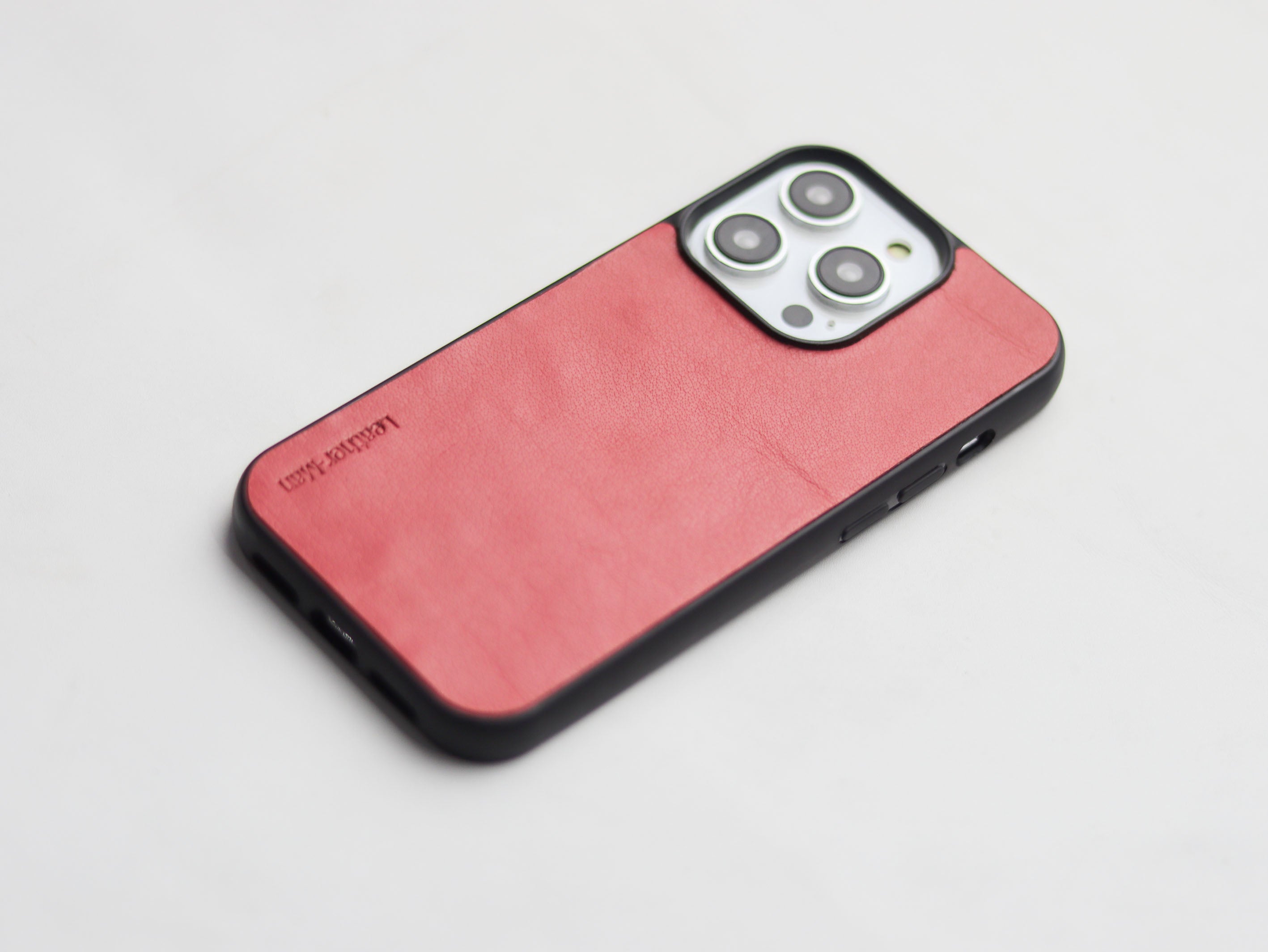 FLAMINGO PINK LEATHER - CLASSIC PHONE CASE