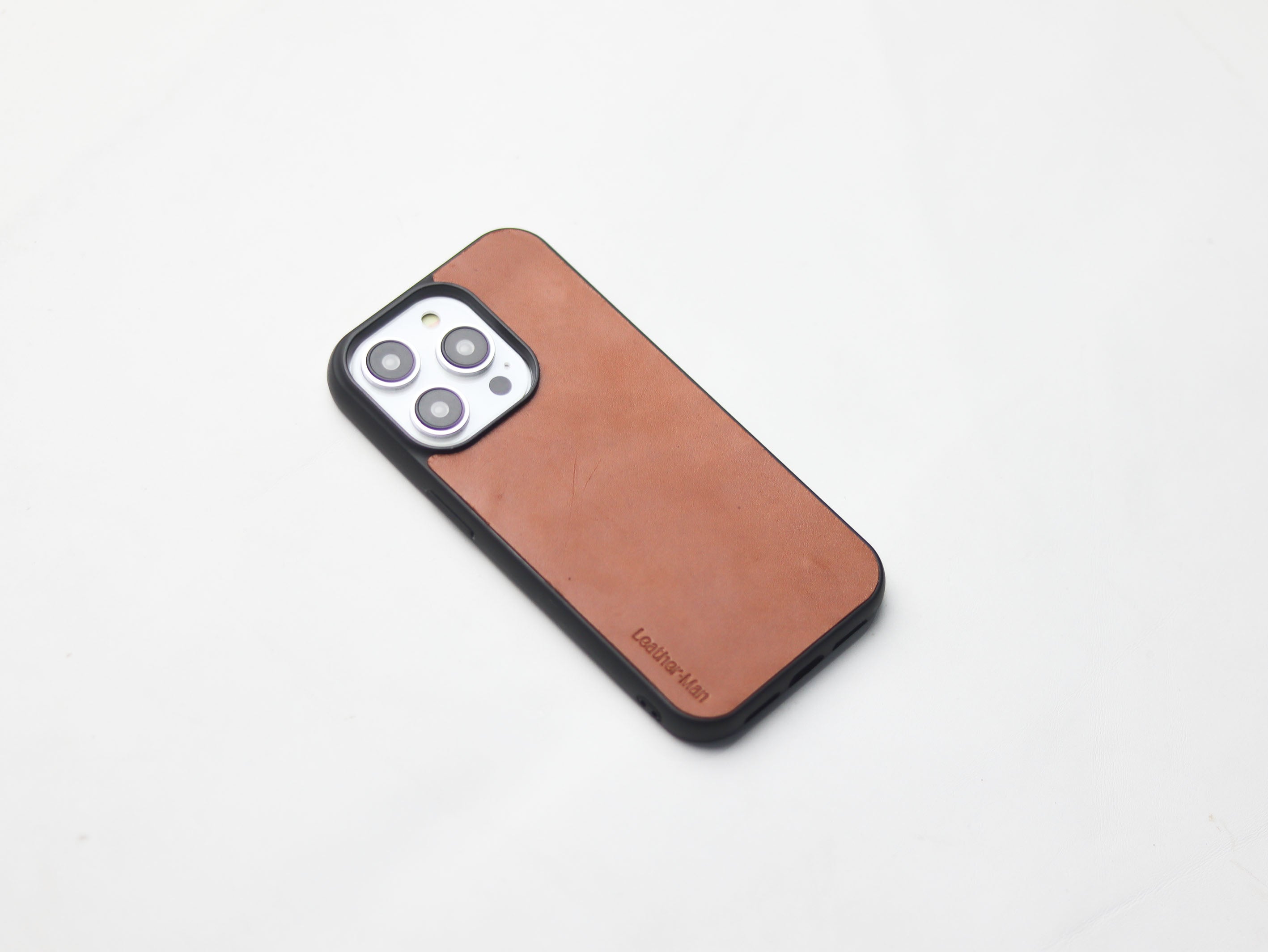 TAN BROWN LEATHER - CLASSIC PHONE CASE