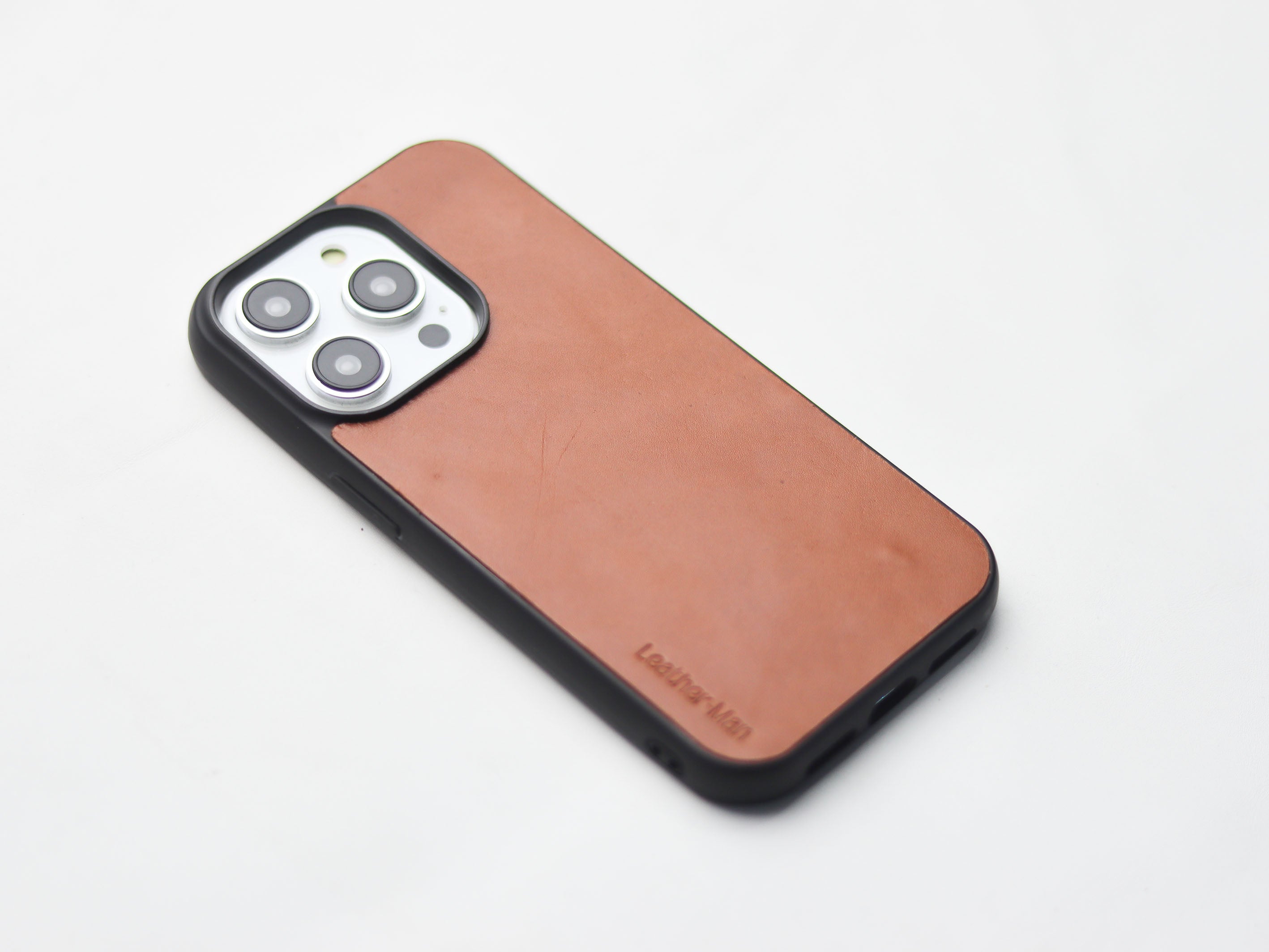 TAN BROWN LEATHER - CLASSIC PHONE CASE