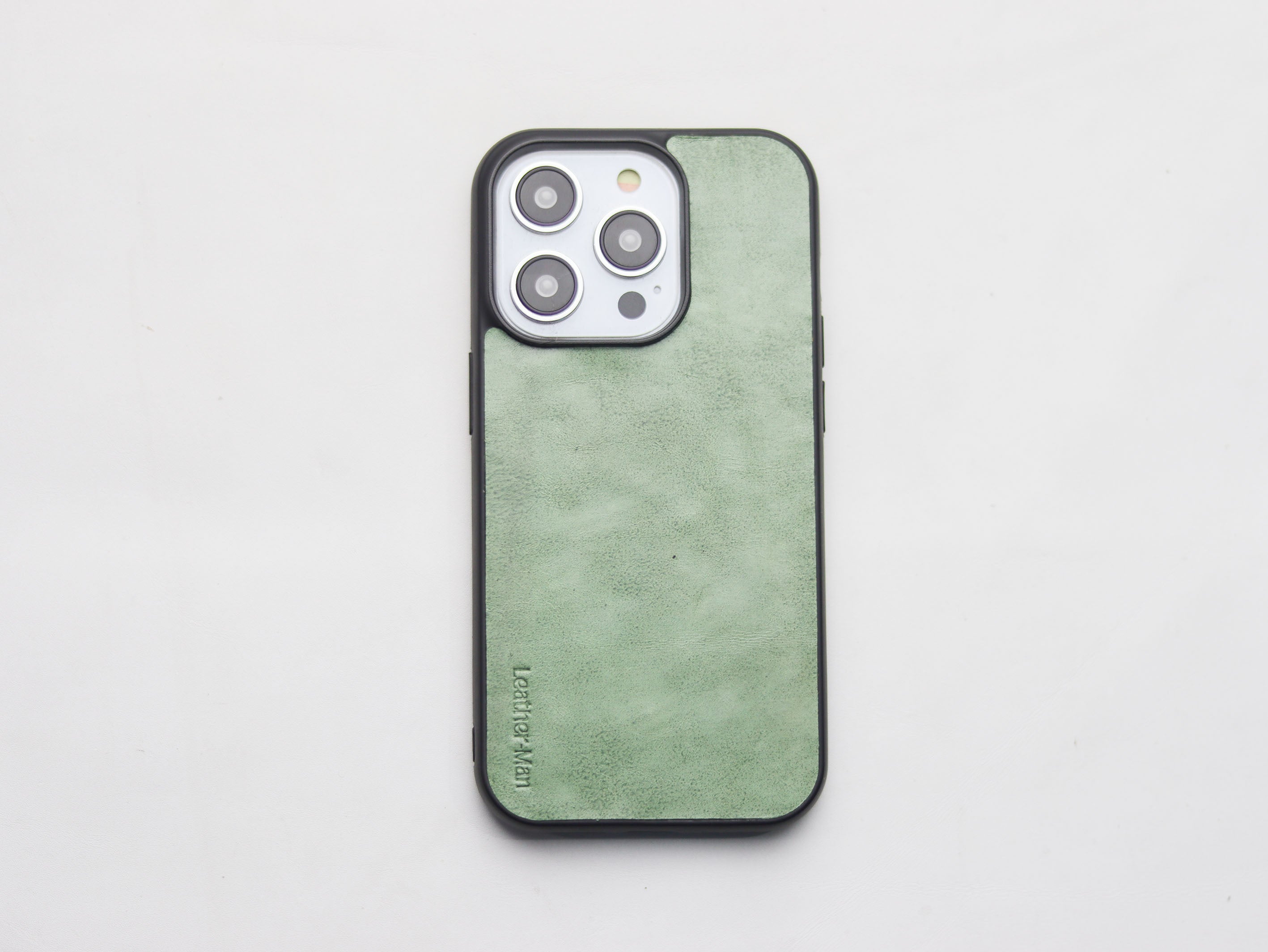 MINT GREEN LEATHER - CLASSIC PHONE CASE