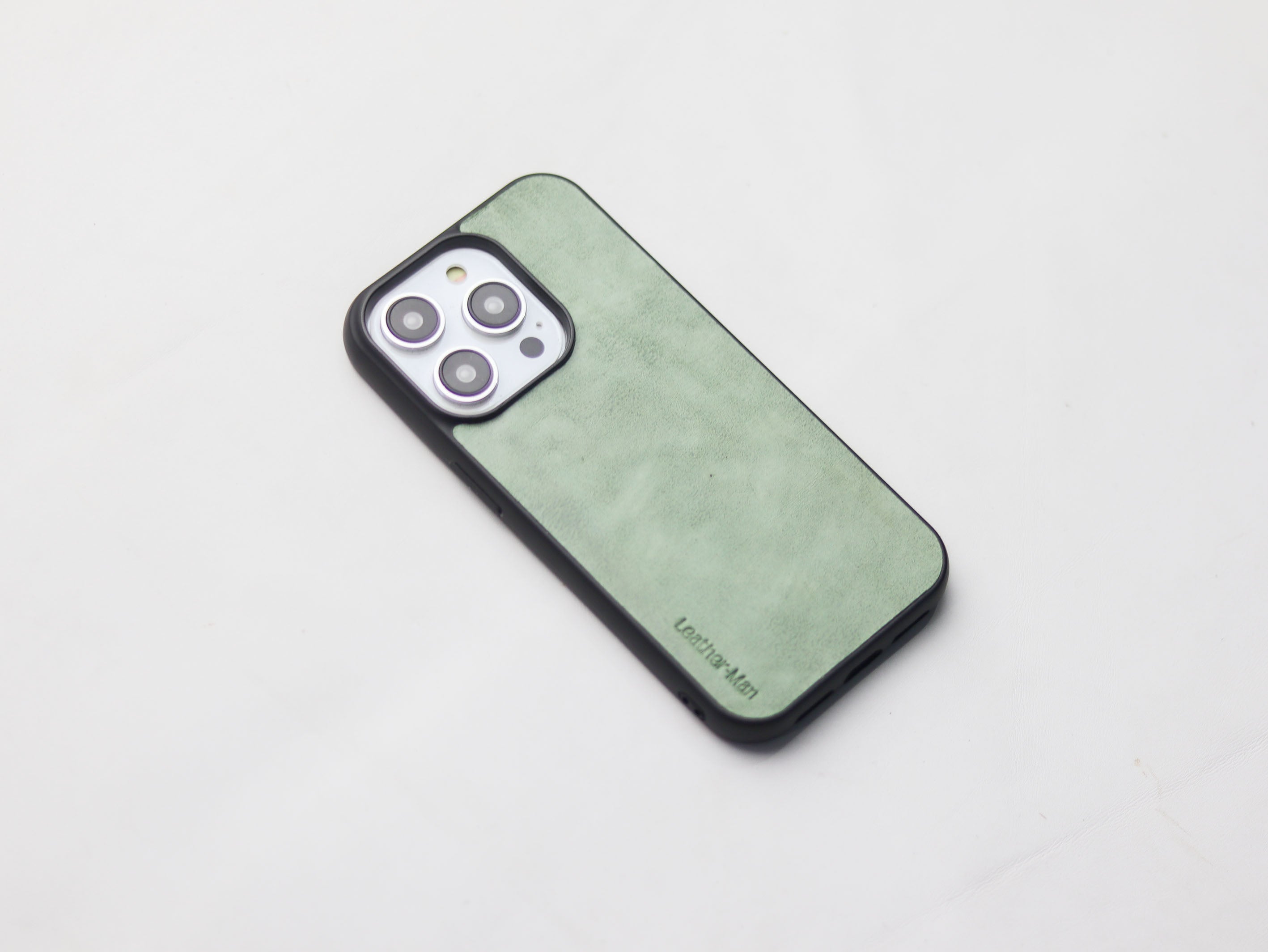 MINT GREEN LEATHER - CLASSIC PHONE CASE