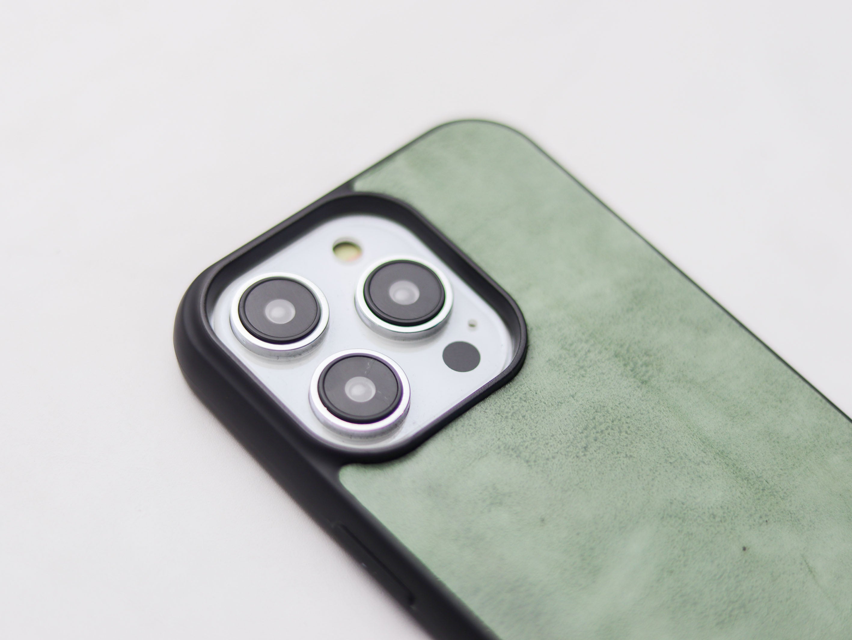 MINT GREEN LEATHER - CLASSIC PHONE CASE