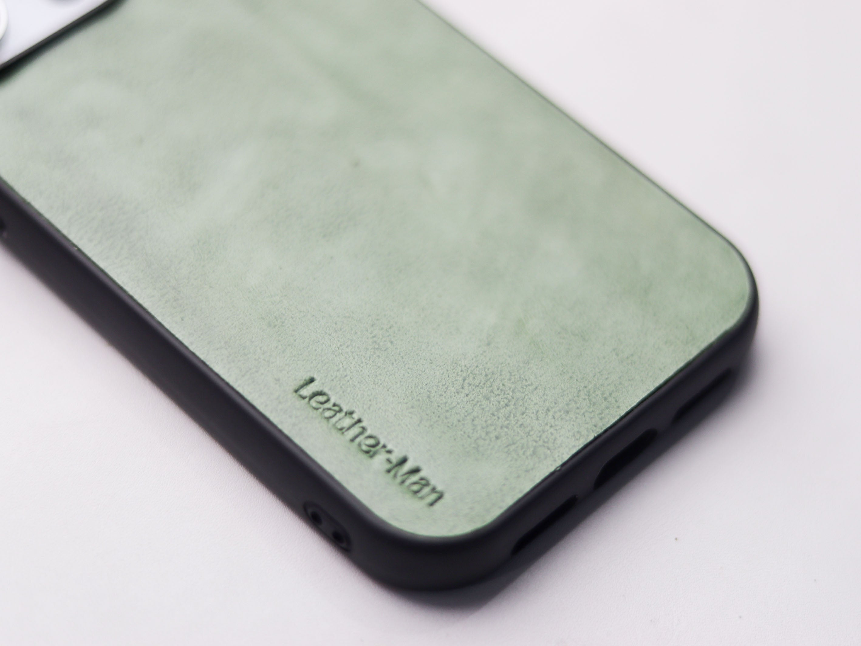 MINT GREEN LEATHER - CLASSIC PHONE CASE