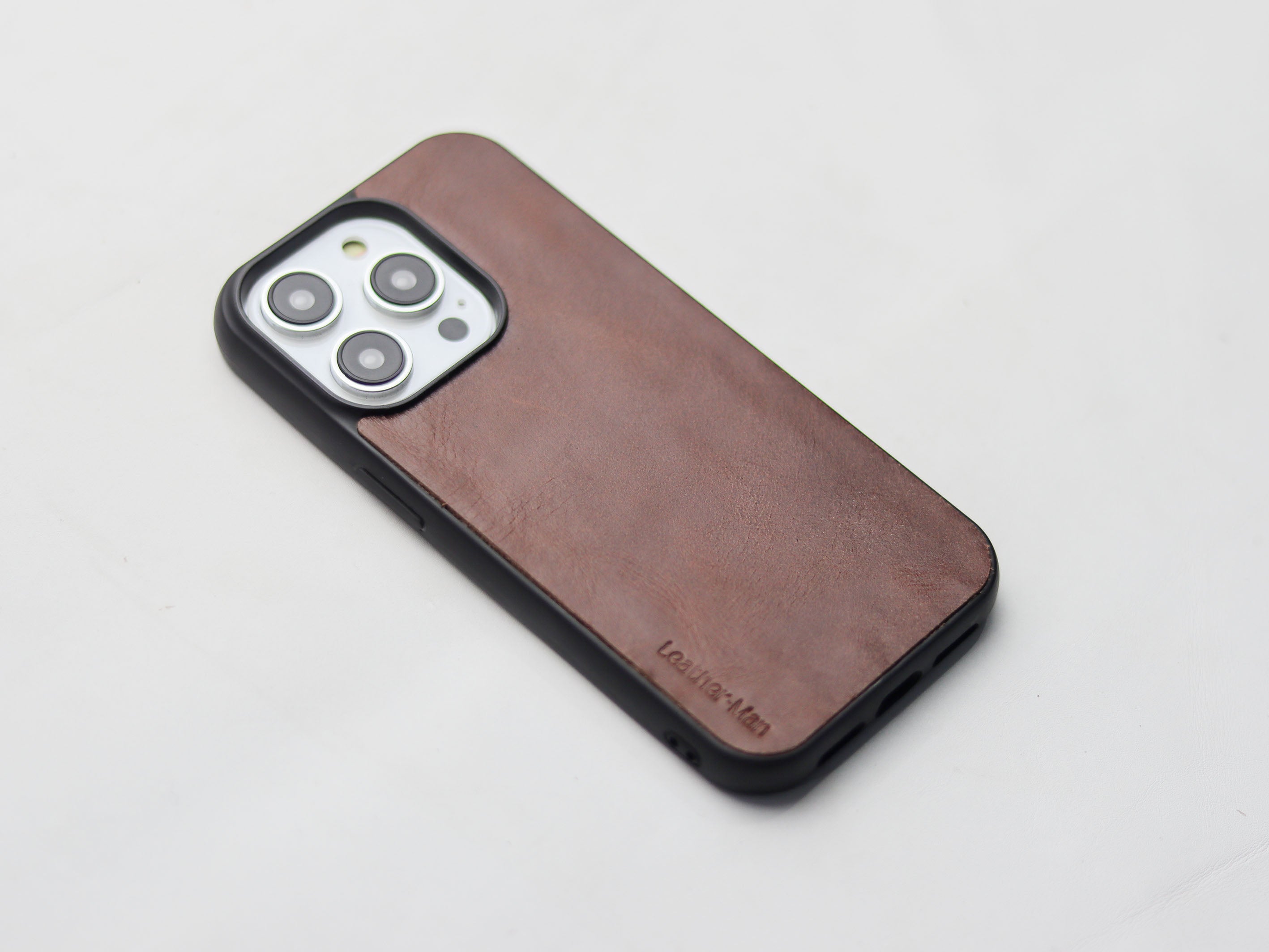 WHISKY BROWN LEATHER - CLASSIC PHONE CASE