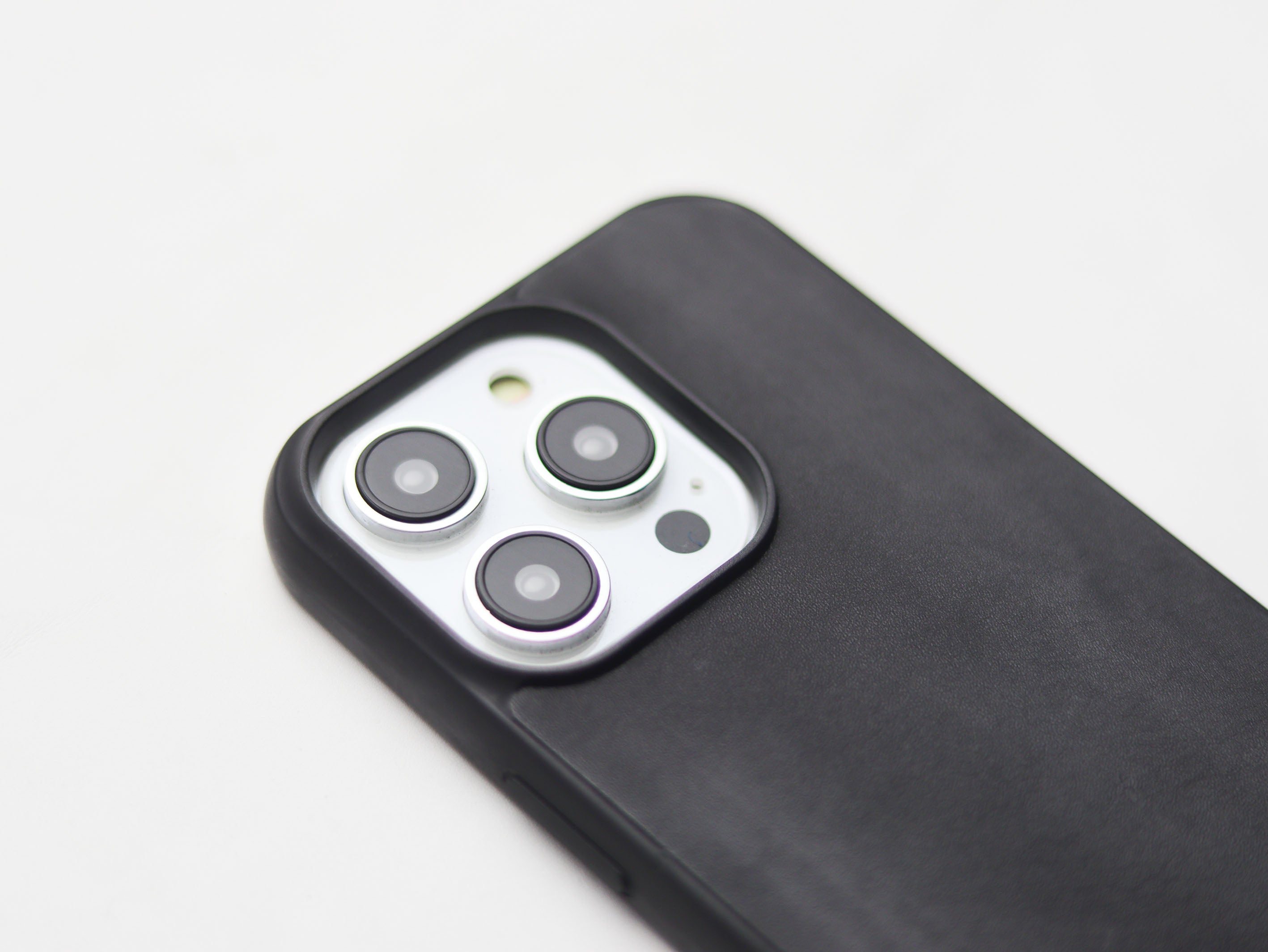 PHANTOM BLACK LEATHER - CLASSIC PHONE CASE