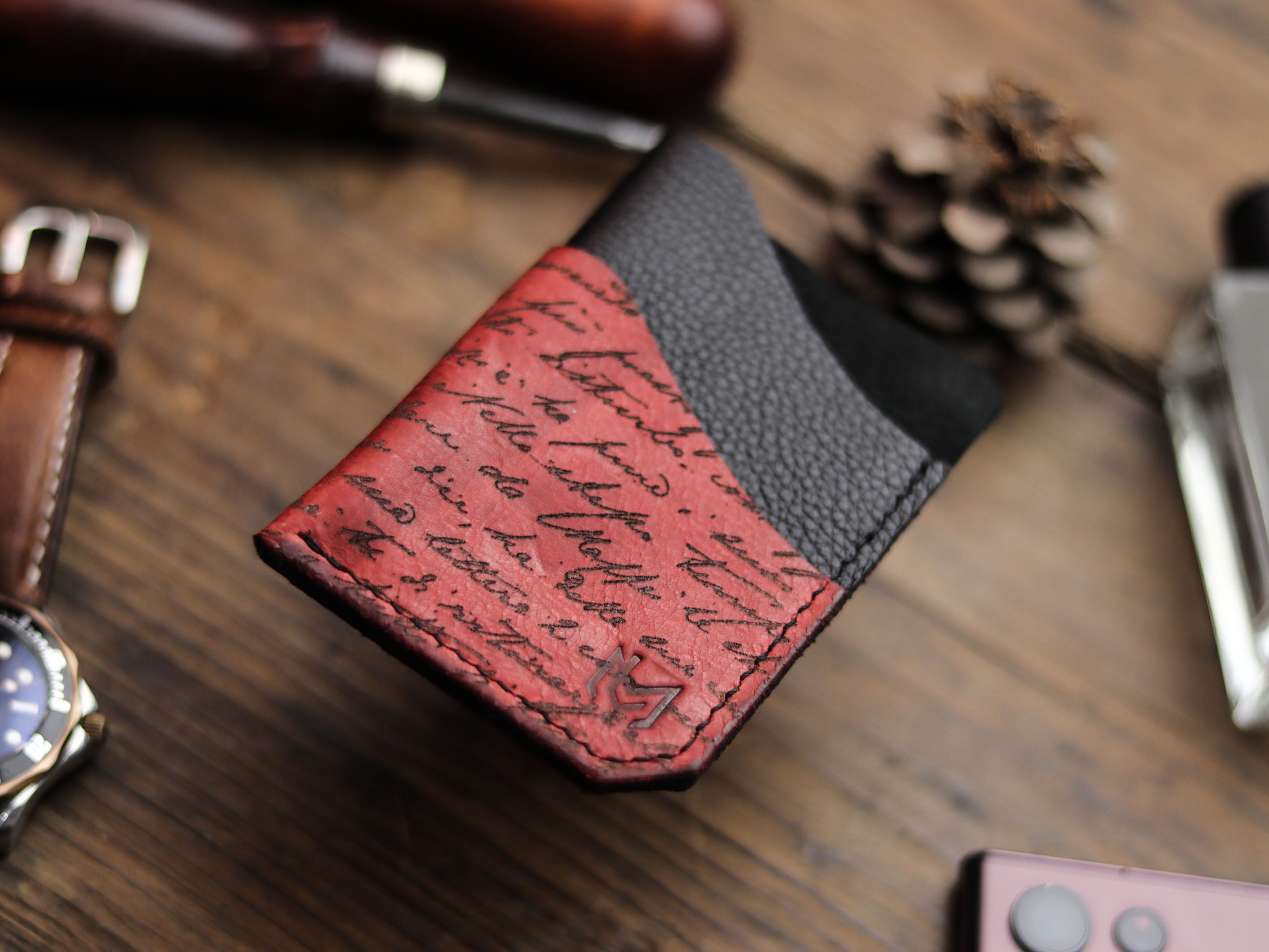 ETON - PRISMATIC RED LEATHER (ENGRAVED)