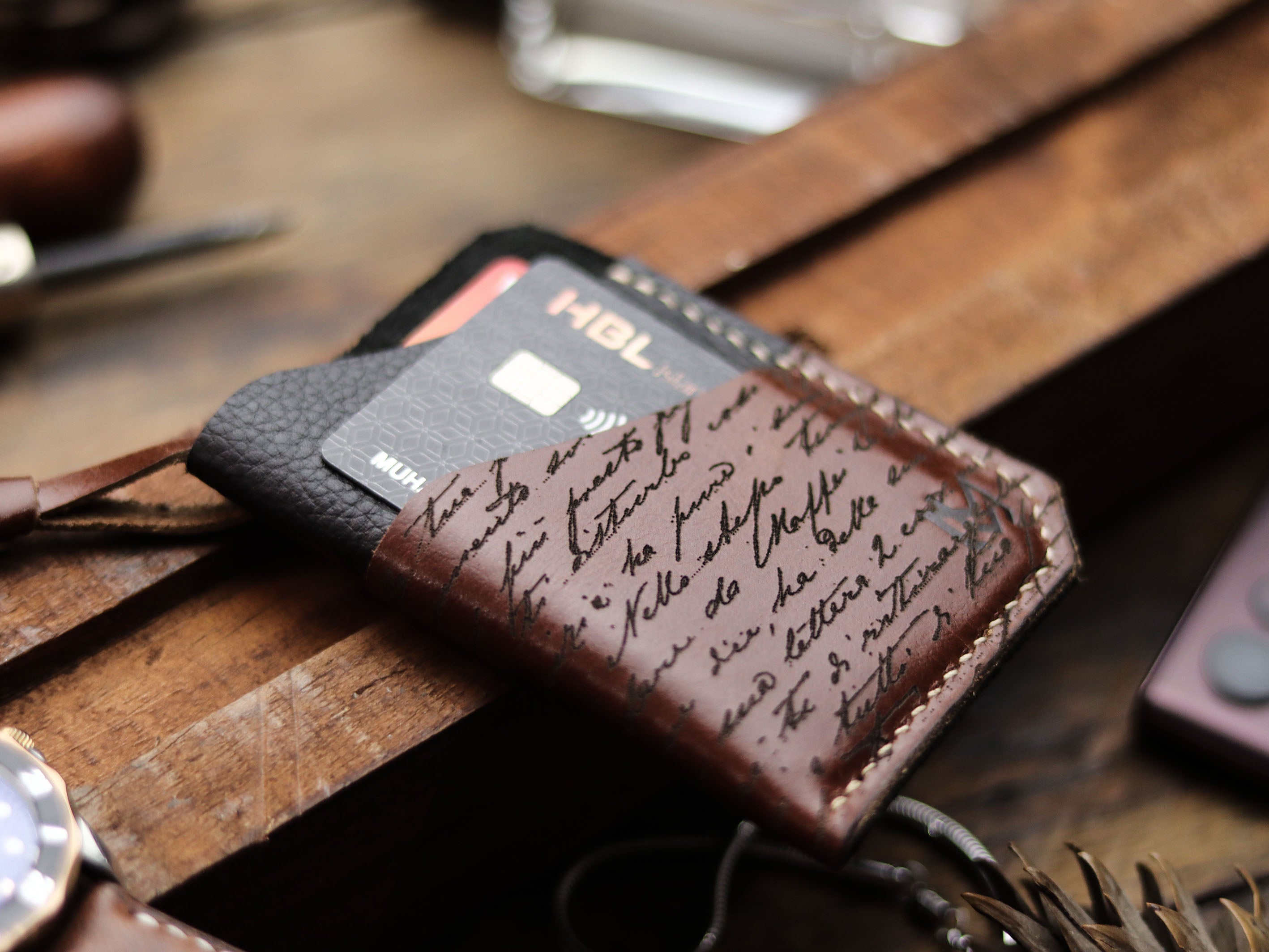 ETON - WHISKY BROWN LEATHER (ENGRAVED)