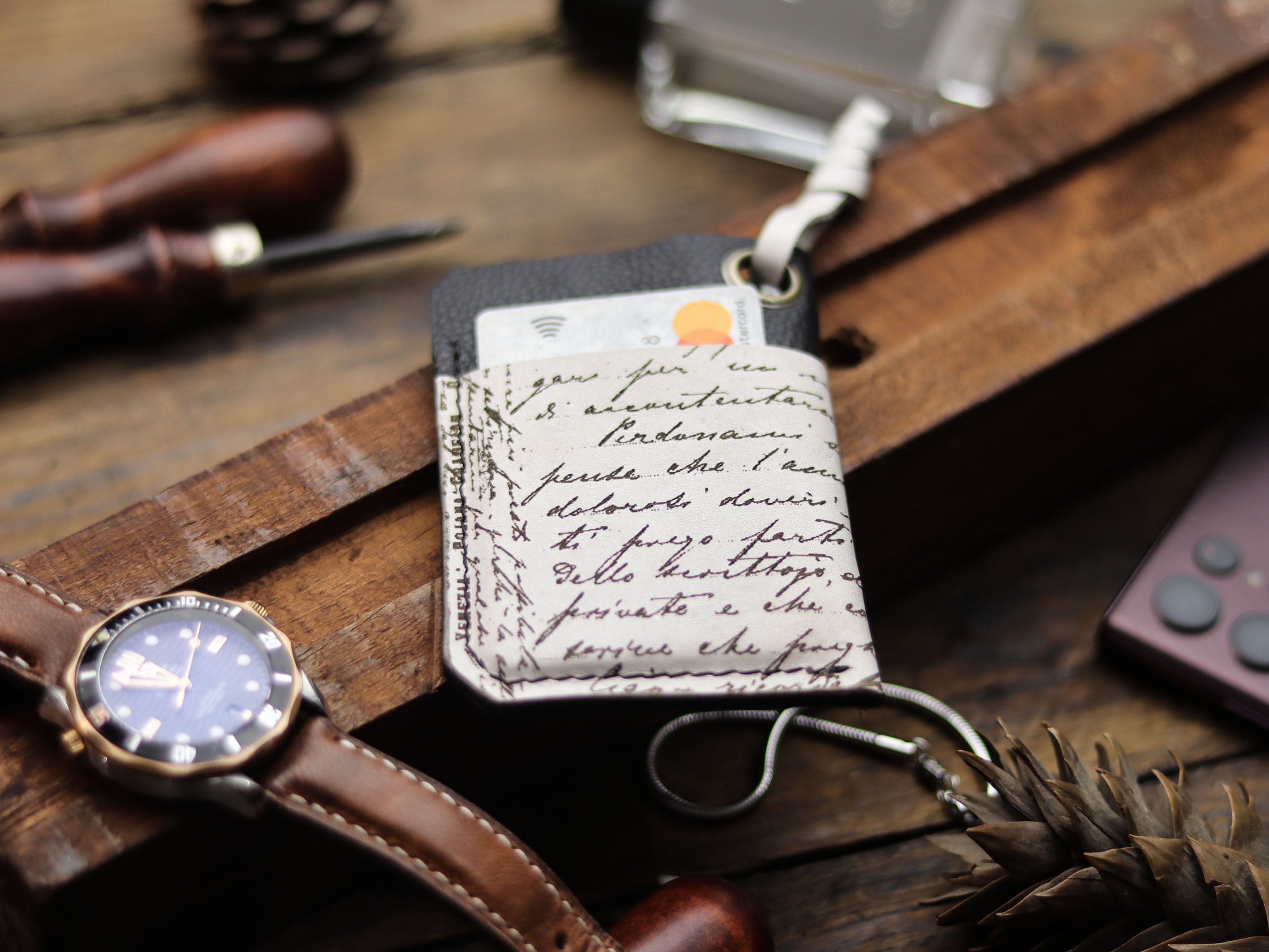 ETON - SNOW WHITE LEATHER (ENGRAVED)