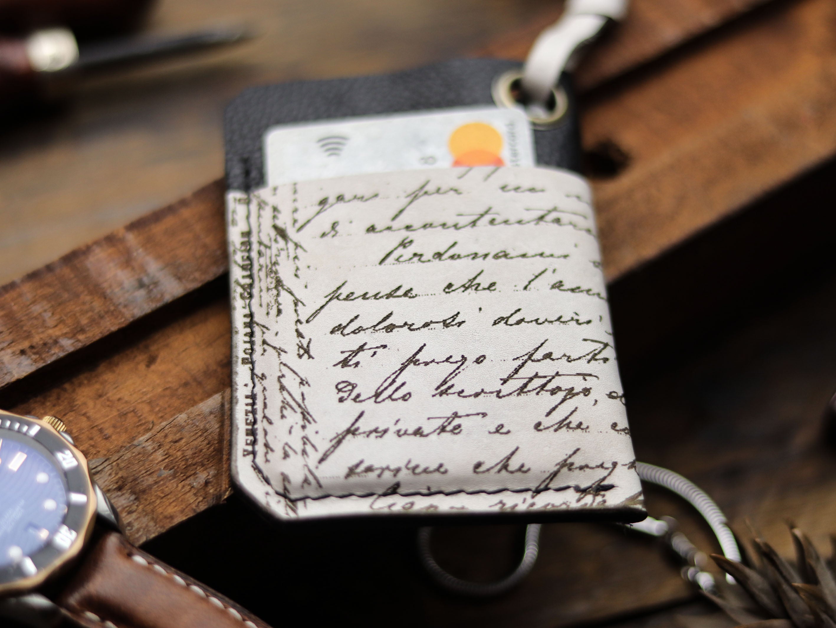 ETON - SNOW WHITE LEATHER (ENGRAVED)