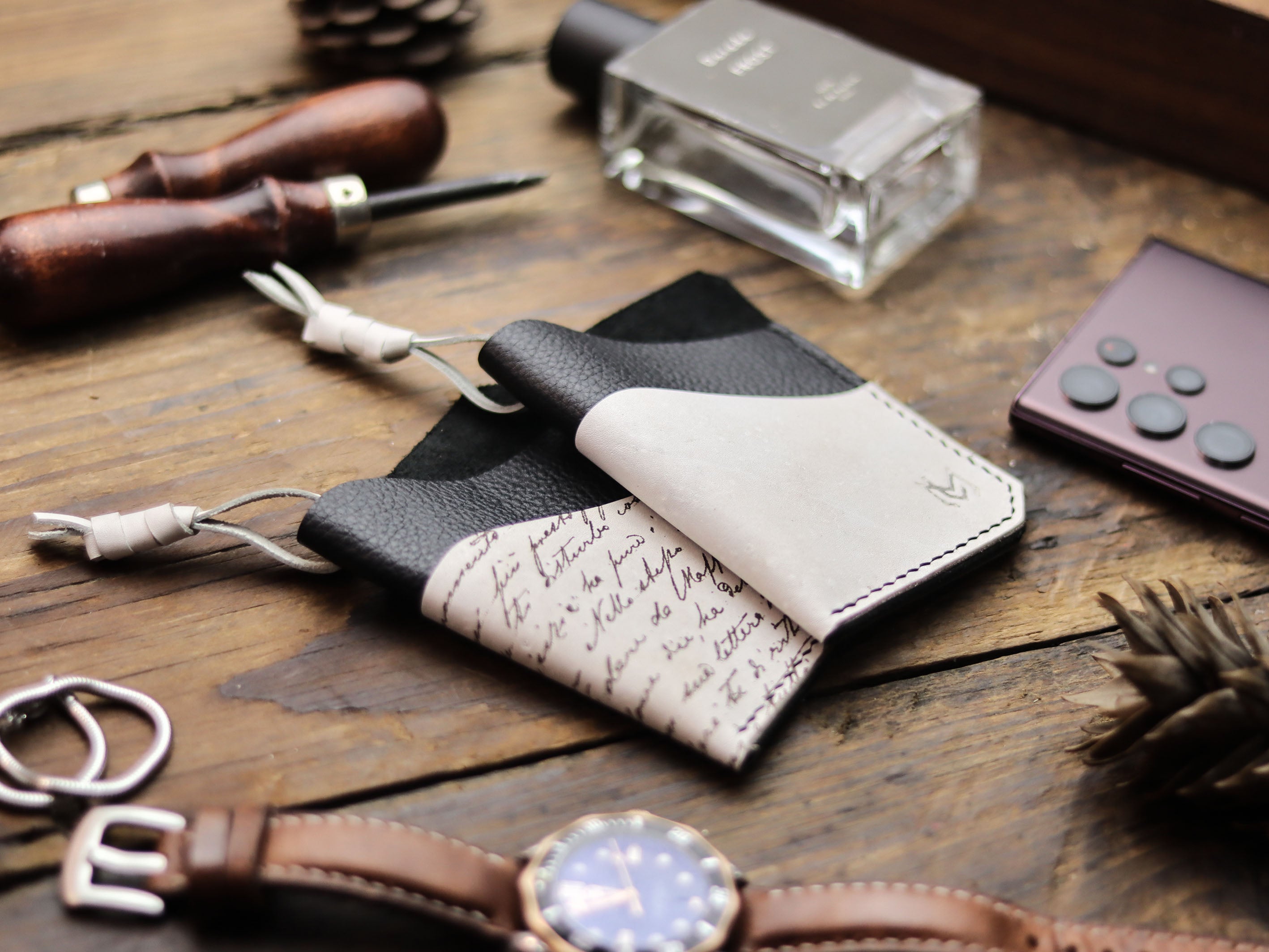 ETON - SNOW WHITE LEATHER (ENGRAVED)
