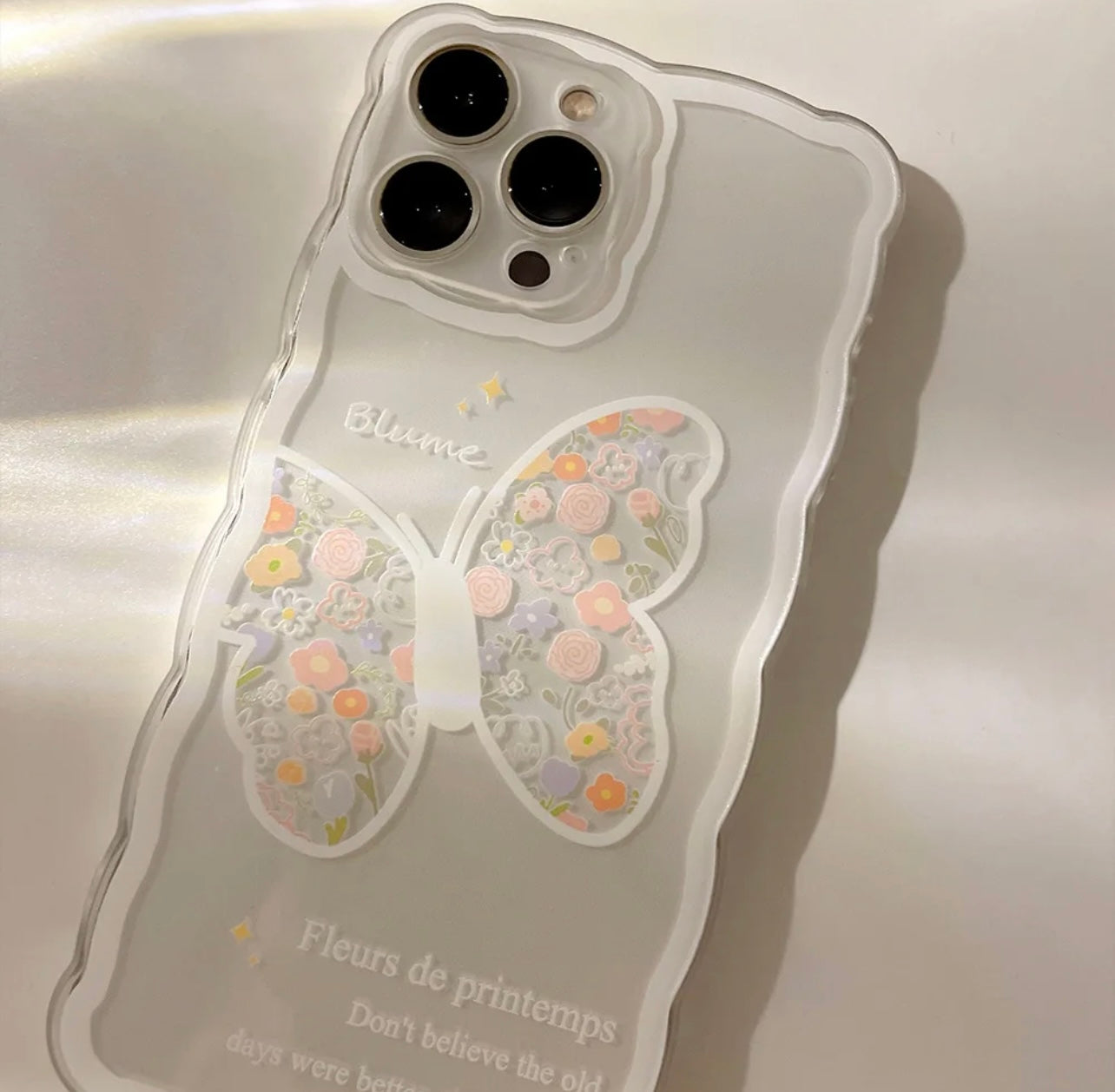CREATIVE FLOWER AND BUTTERFLY PHONE CASE - GRIP GADGETS