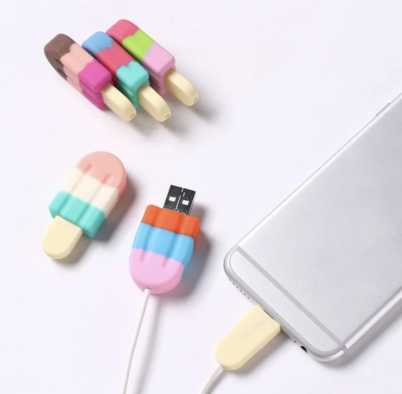 ICE-CREAM DATA CABLE PROTECTOR. GRIP GADGETS