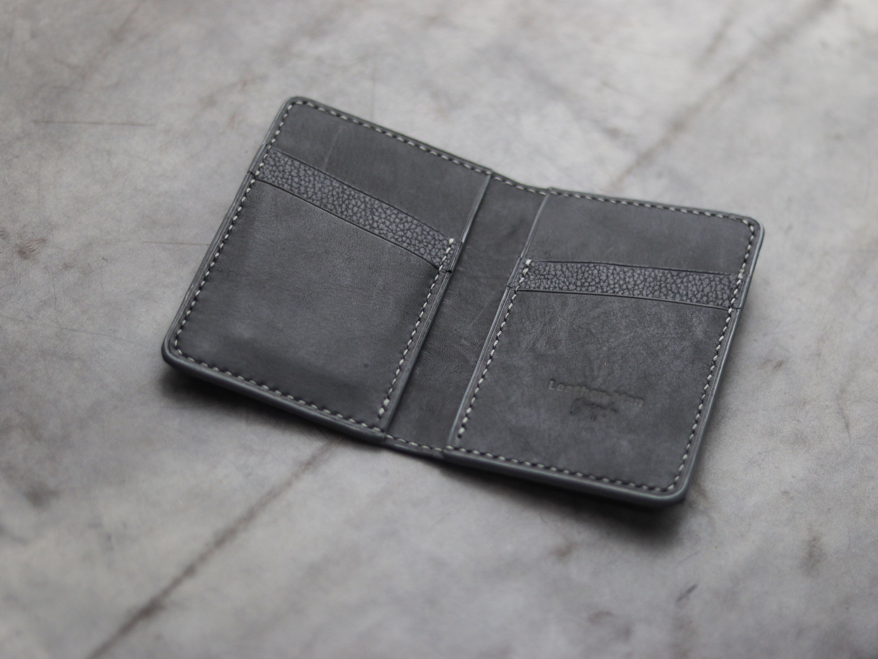 ARTEMUS - BIFOLD WALLET SLATE GRAY PYTHON SKIN