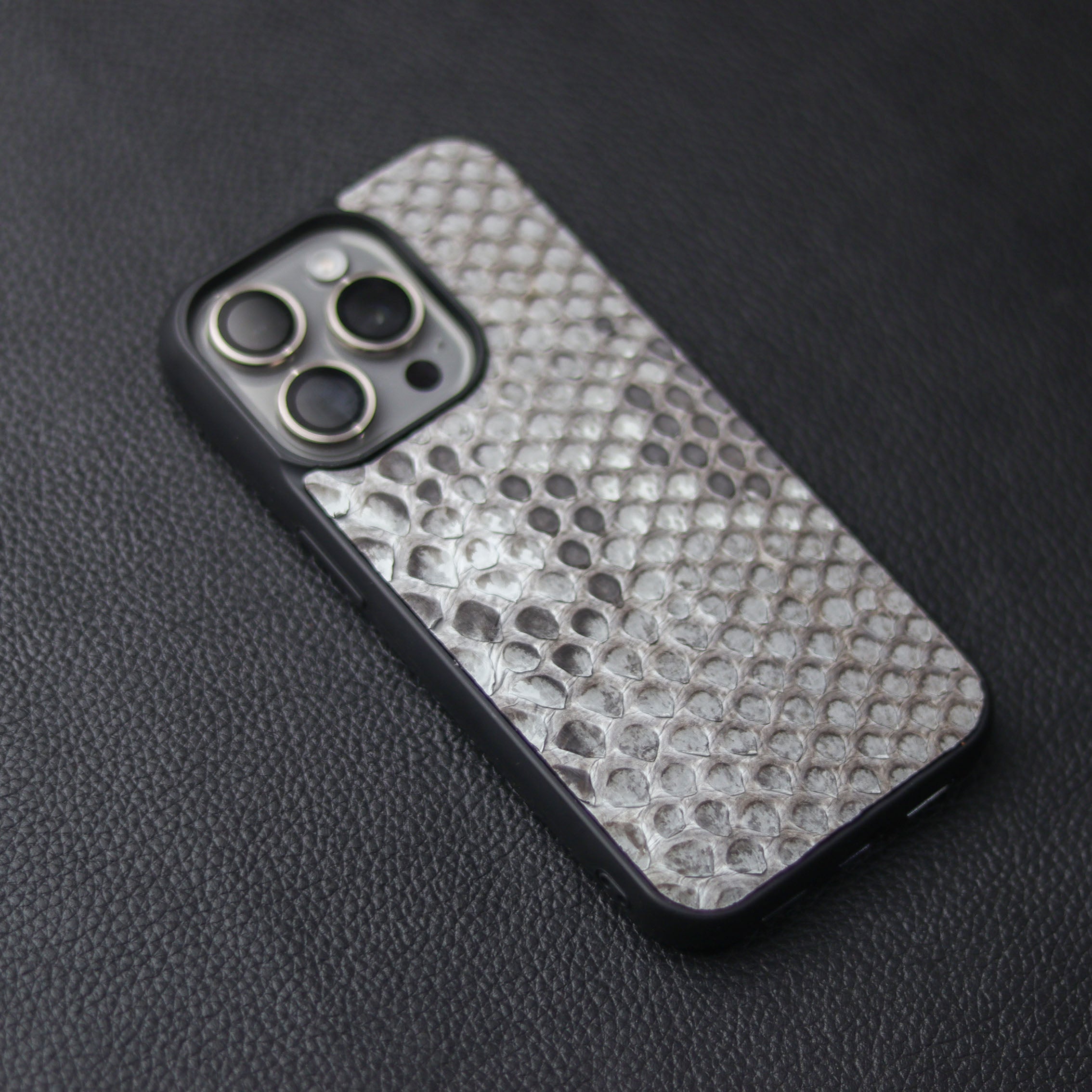 NATURAL PYTHON SKIN PHONE CASE