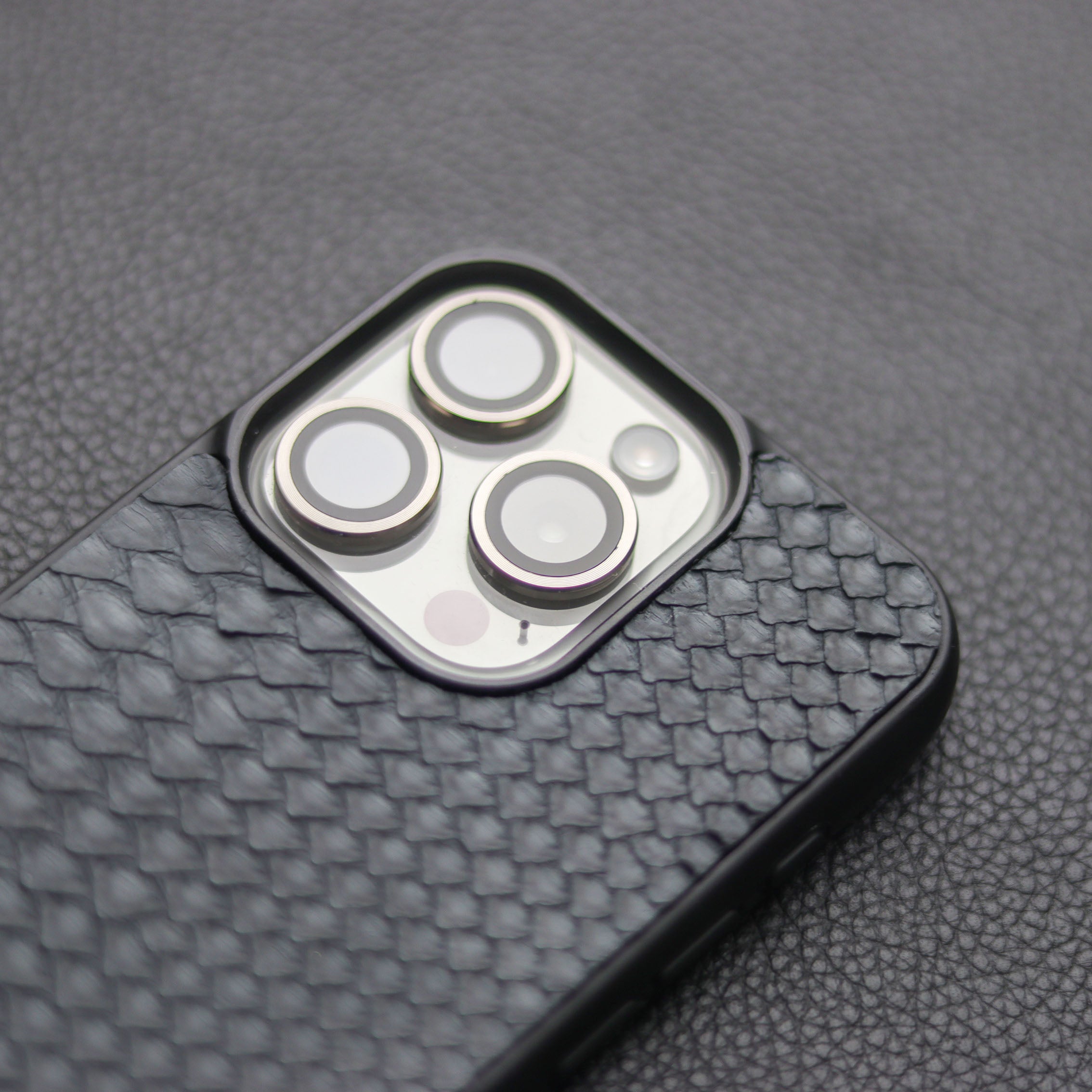 SLATE GRAY PYTHON SKIN PHONE CASE