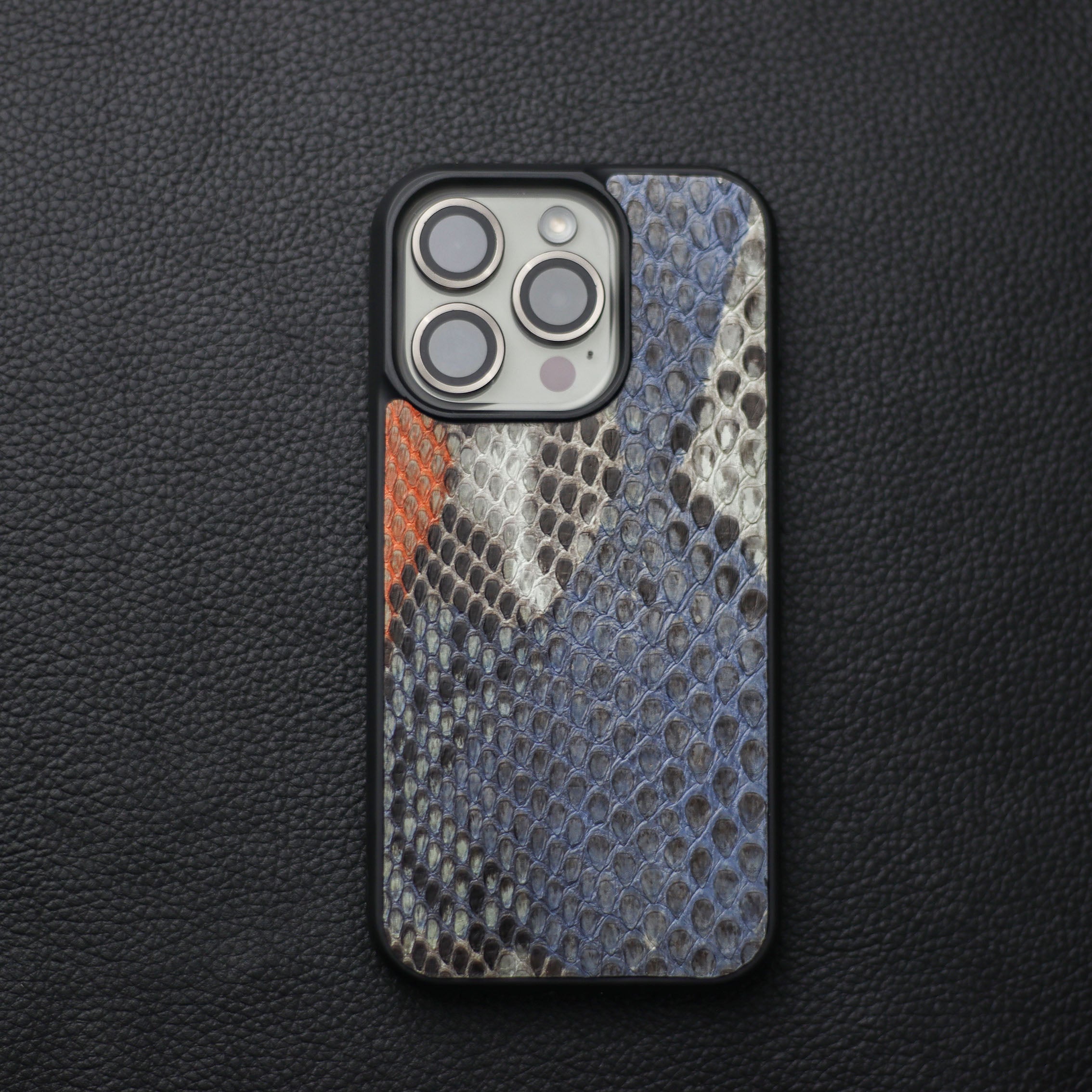 RAINBOW PYTHON SKIN PHONE CASE