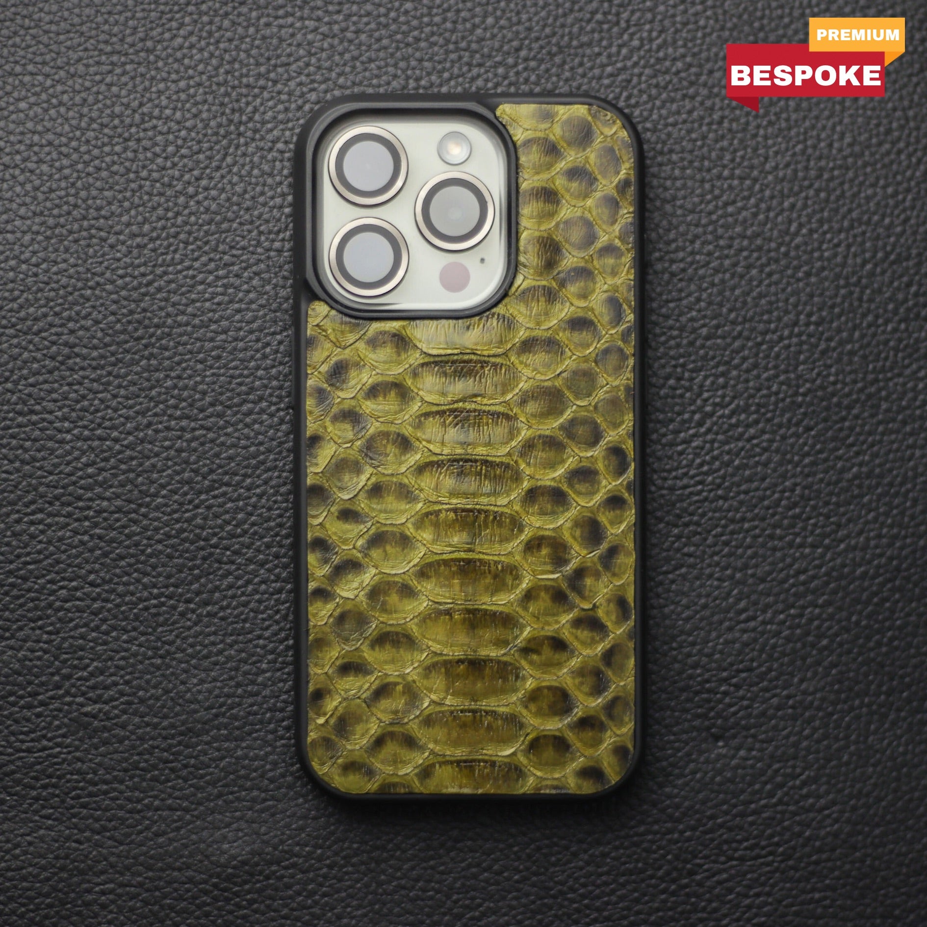 JUNIPER GREEN PYTHON SKIN PHONE CASE (CENTER SCALES)