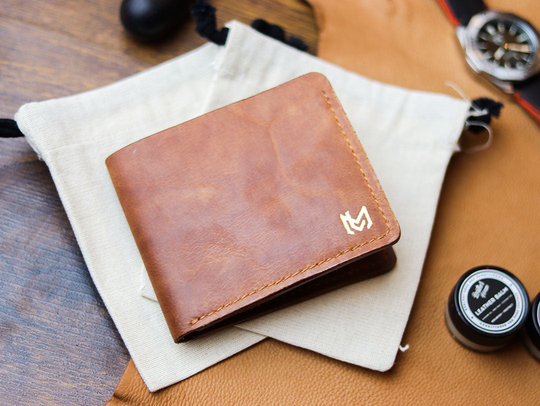 MAXIMUS - COGNAC BROWN BROWN WAX PULL UP LEATHER