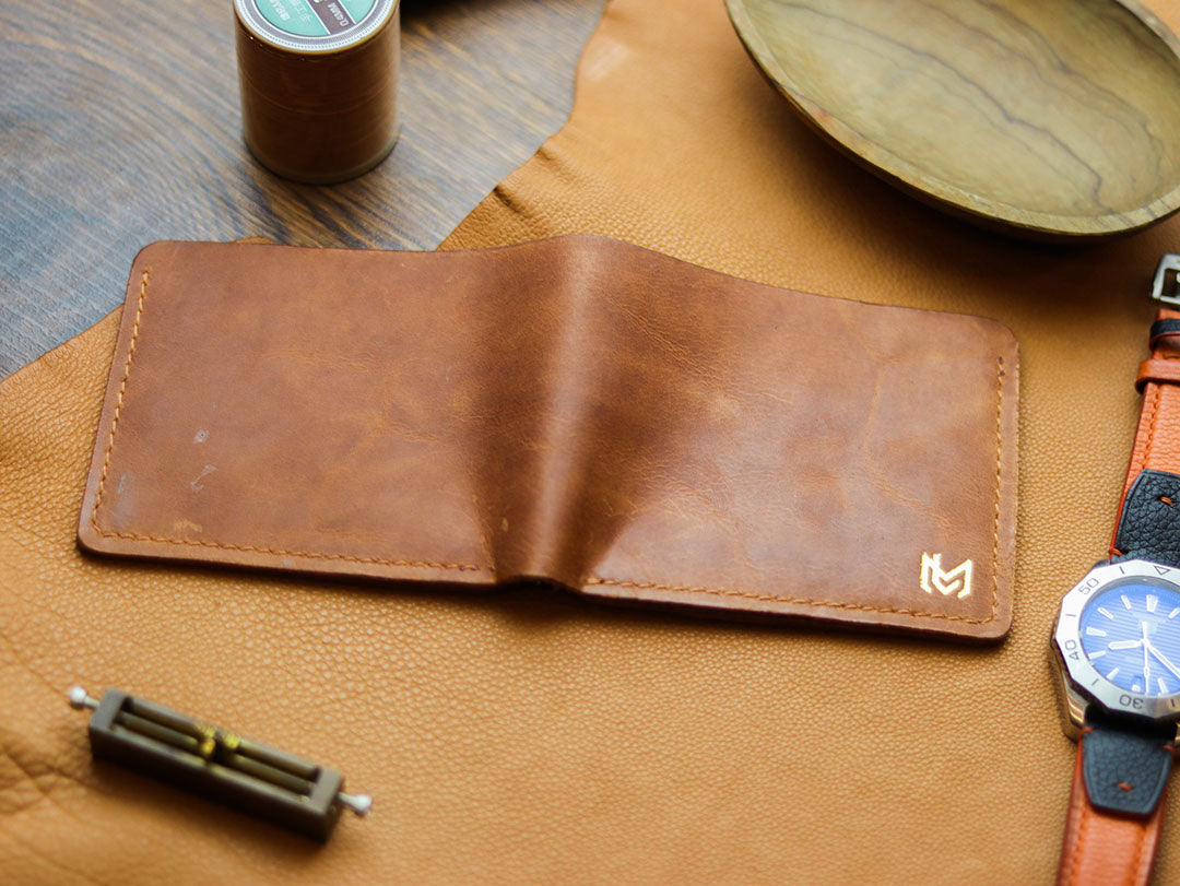 MAXIMUS - COGNAC BROWN BROWN WAX PULL UP LEATHER