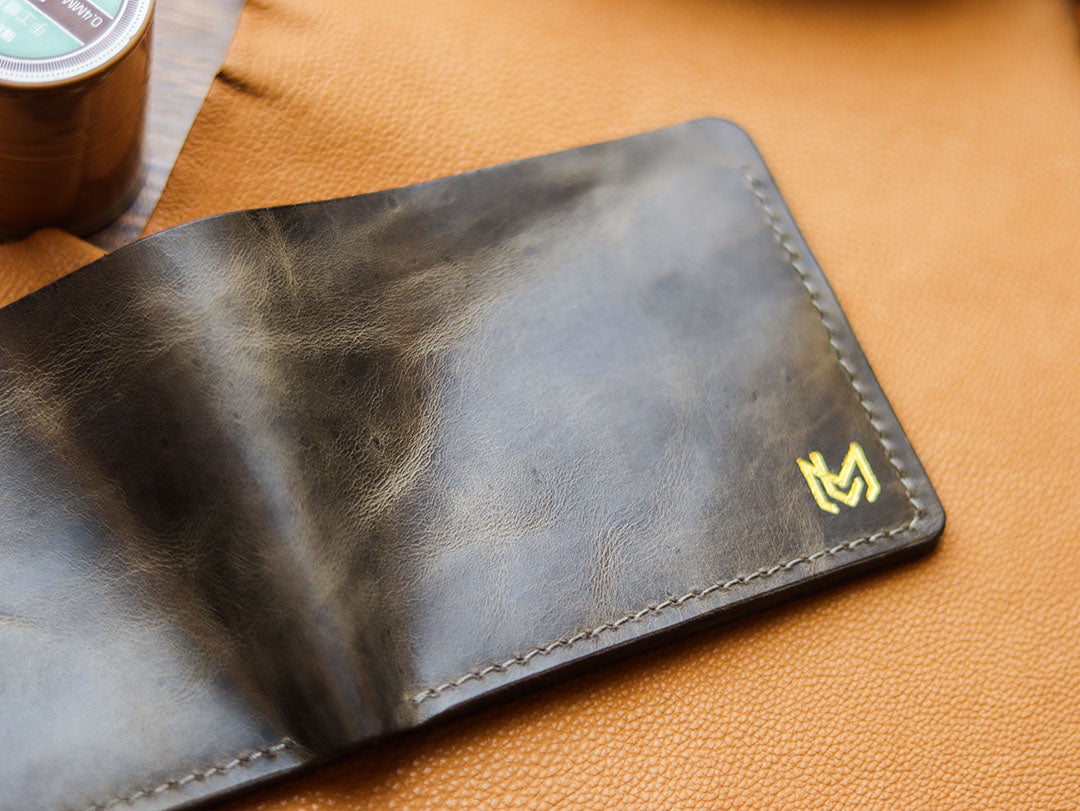 MAXIMUS - MIDNIGHT GRAY WAX PULL UP LEATHER