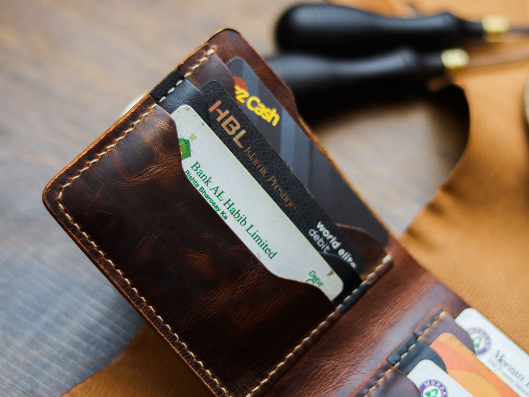 MAXIMUS - WHISKY BROWN WAX PULL UP LEATHER