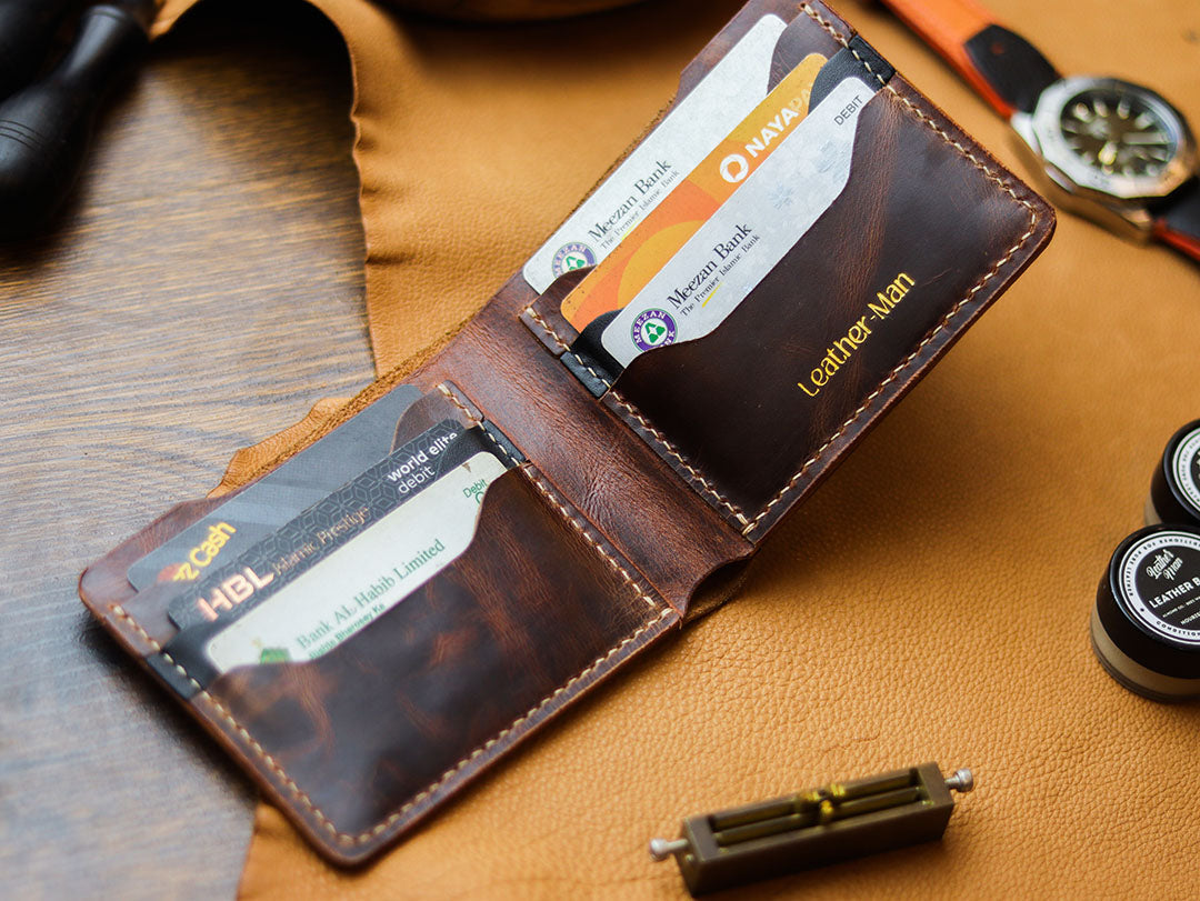 MAXIMUS - WHISKY BROWN WAX PULL UP LEATHER