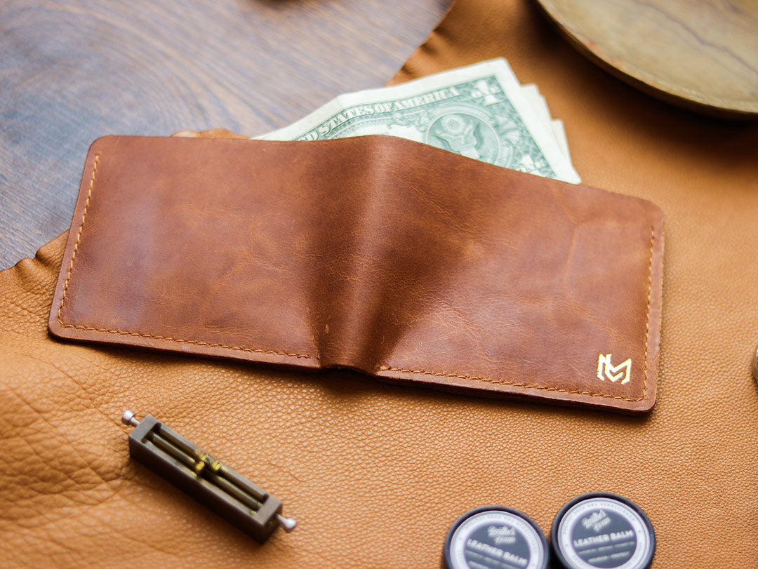 MAXIMUS - COGNAC BROWN BROWN WAX PULL UP LEATHER