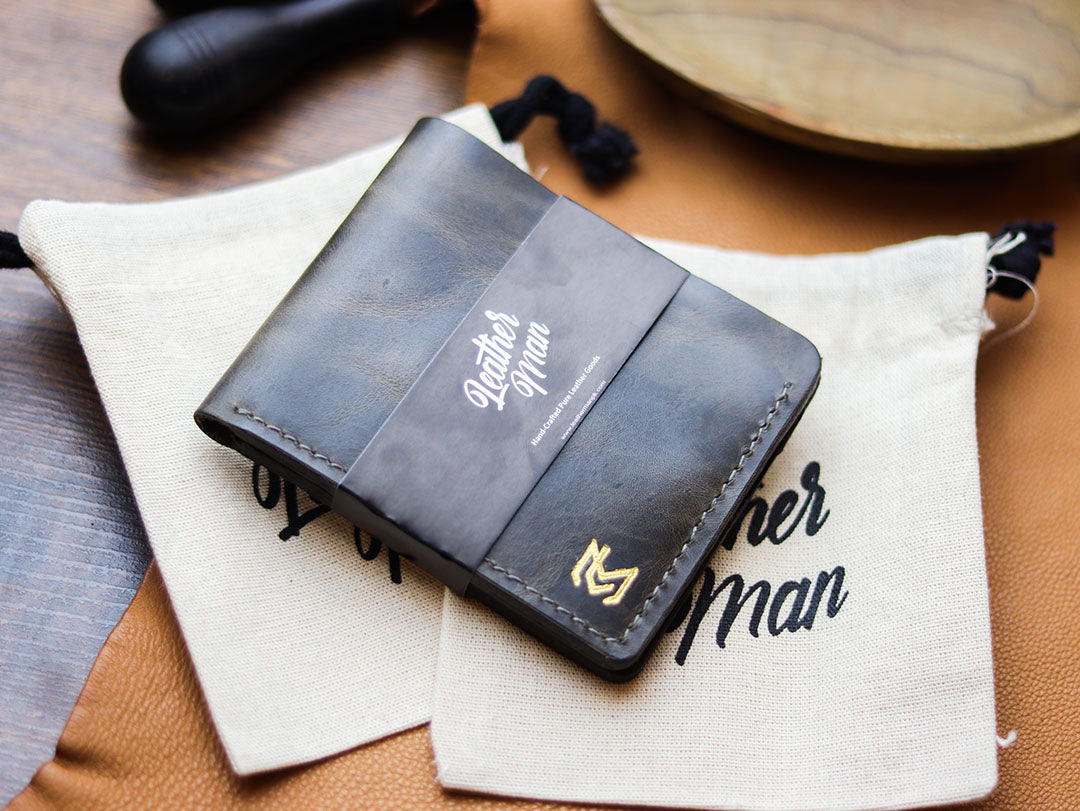 MAXIMUS - MIDNIGHT GRAY WAX PULL UP LEATHER