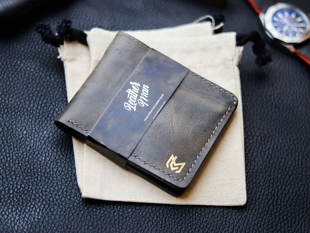MAXIMUS PRO - MIDNIGHT GRAY WAX PULL UP LEATHER