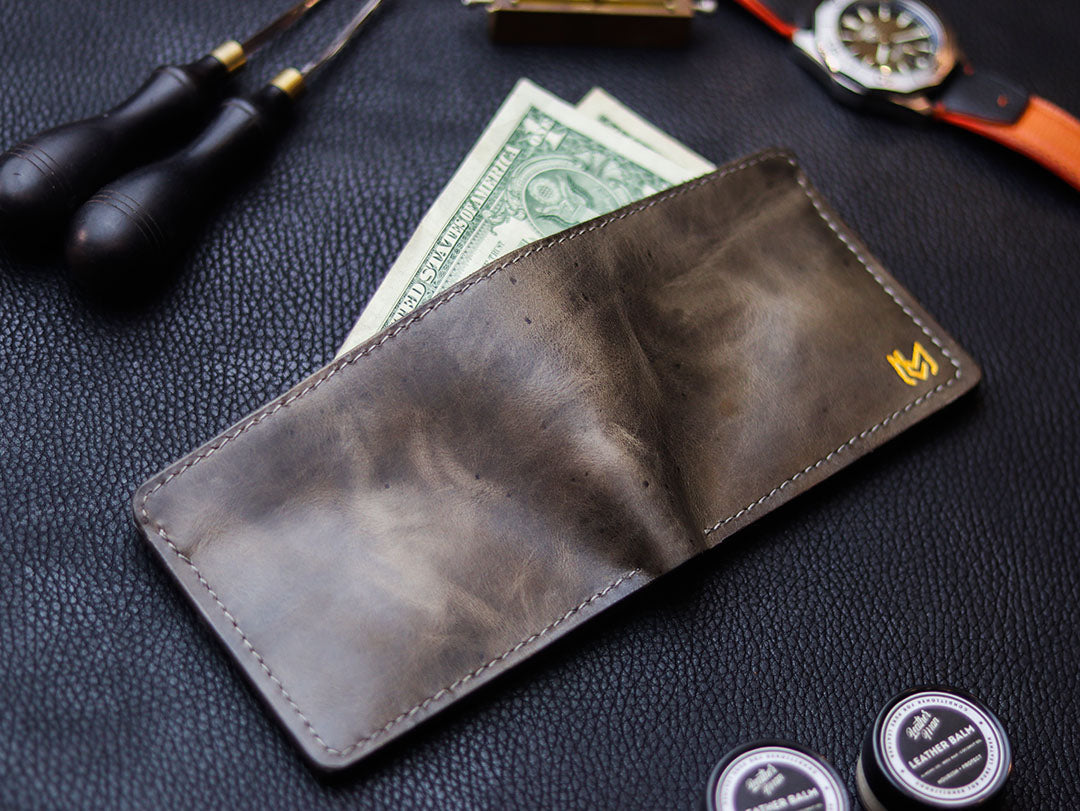 MAXIMUS PRO - MIDNIGHT GRAY WAX PULL UP LEATHER