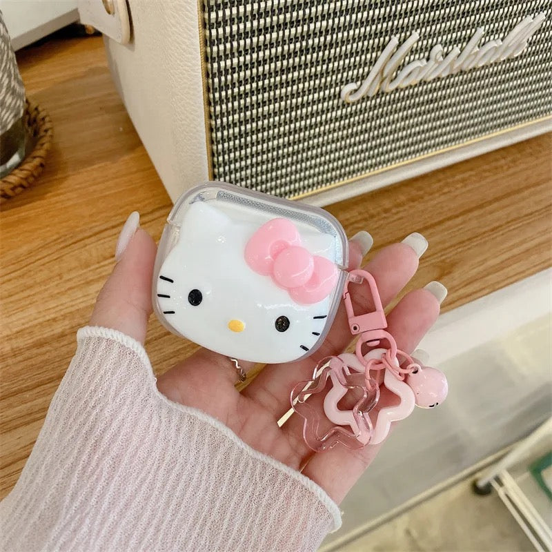 Hello Kitty Airpod Case With Keychain-GRIP grip