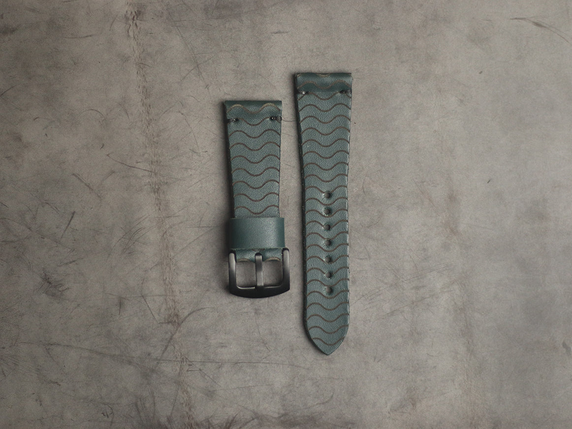 "E2" ENGRAVED STRAPS - SACRAMENTO GREEN