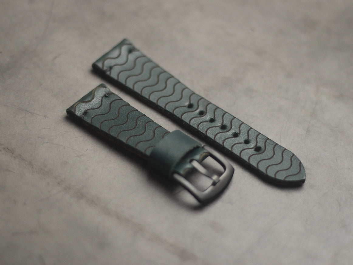 "E2" ENGRAVED STRAPS - SACRAMENTO GREEN