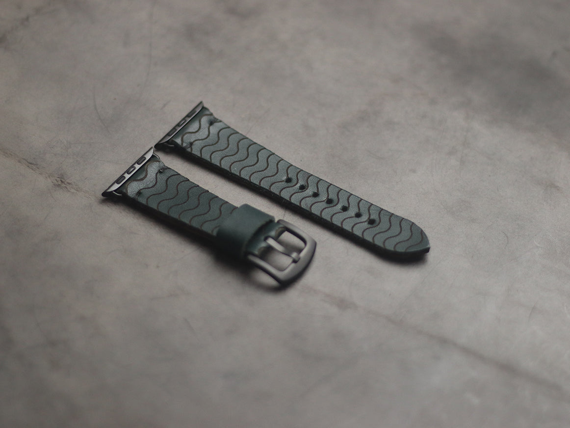 "E2" ENGRAVED STRAPS - SACRAMENTO GREEN