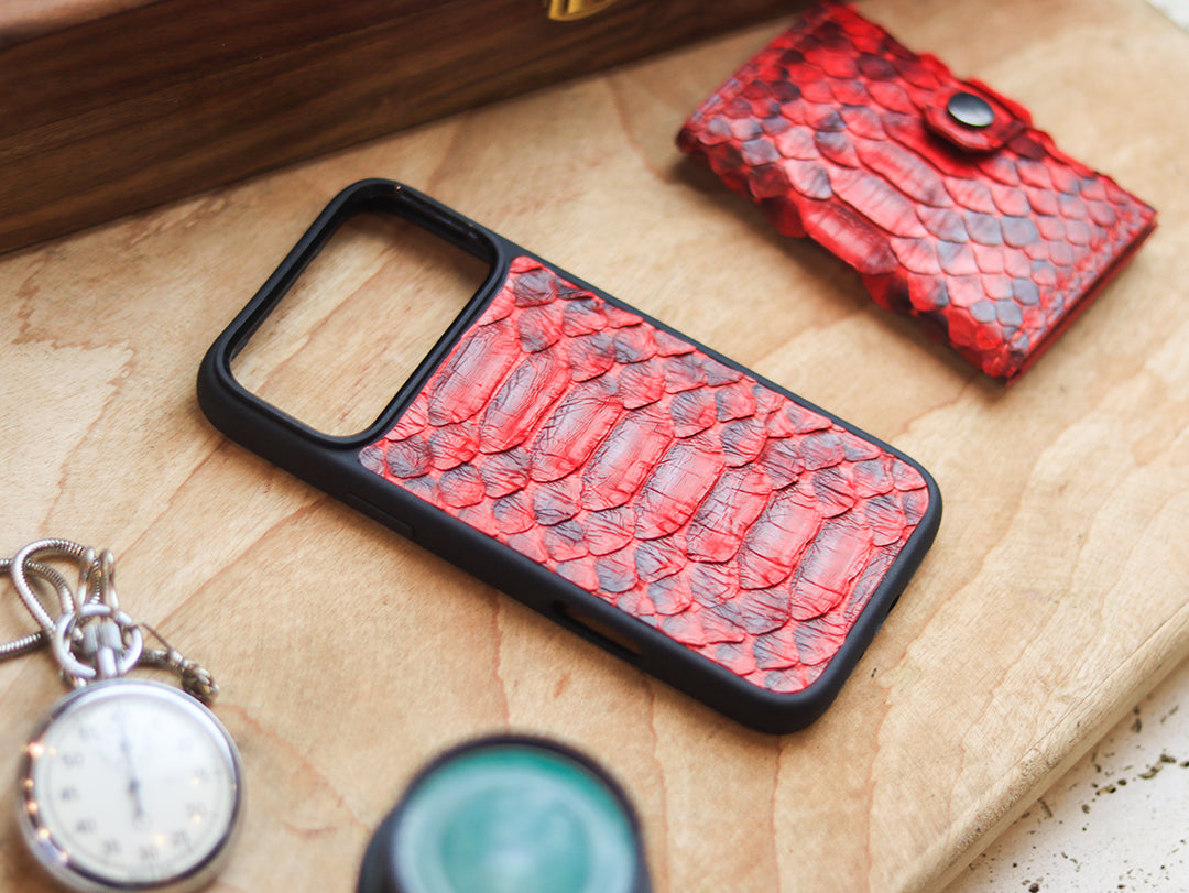 VENETIAN RED PYTHON SKIN MAGSAFE CASE