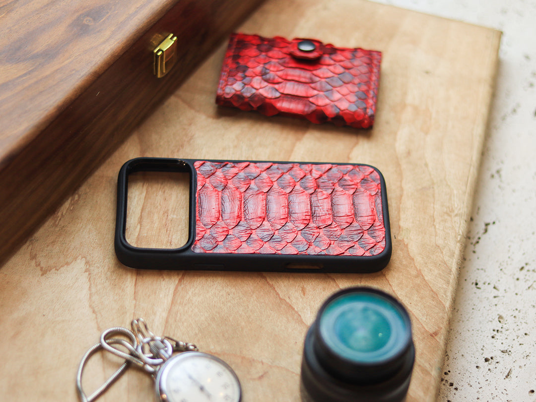 VENETIAN RED PYTHON SKIN MAGSAFE CASE