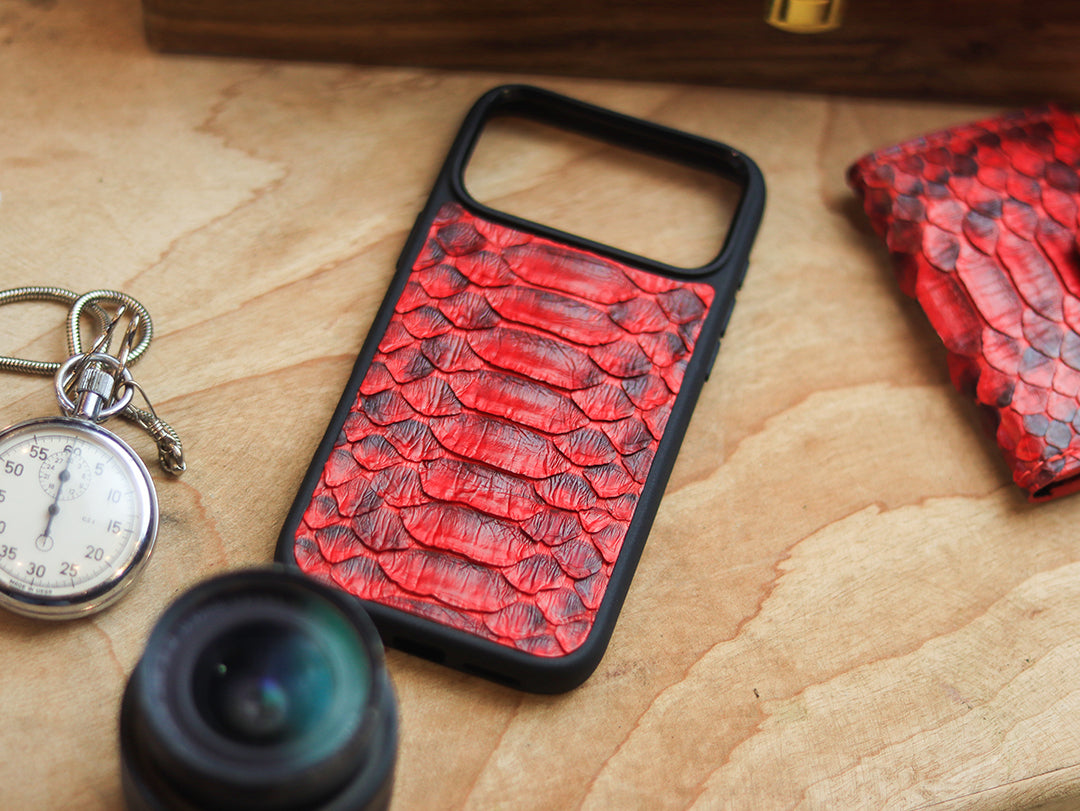 VENETIAN RED PYTHON SKIN MAGSAFE CASE