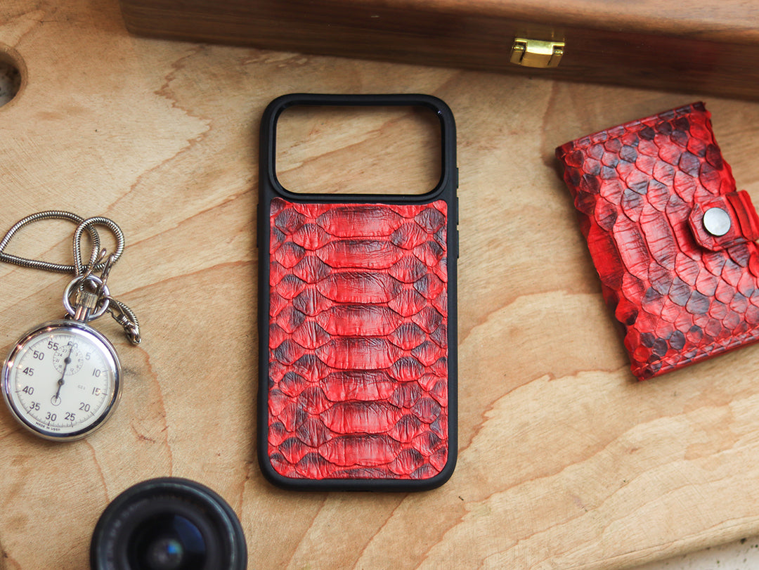 VENETIAN RED PYTHON SKIN MAGSAFE CASE