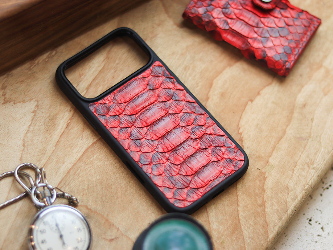 VENETIAN RED PYTHON SKIN MAGSAFE CASE