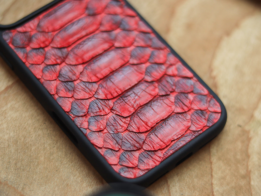 VENETIAN RED PYTHON SKIN MAGSAFE CASE