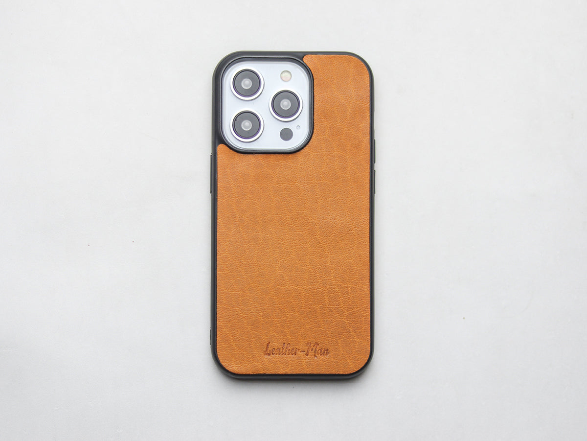 MUSTARD LEATHER CLASSIC PHONE CASE