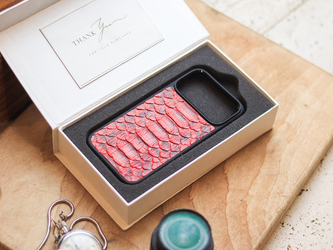 VENETIAN RED PYTHON SKIN MAGSAFE CASE