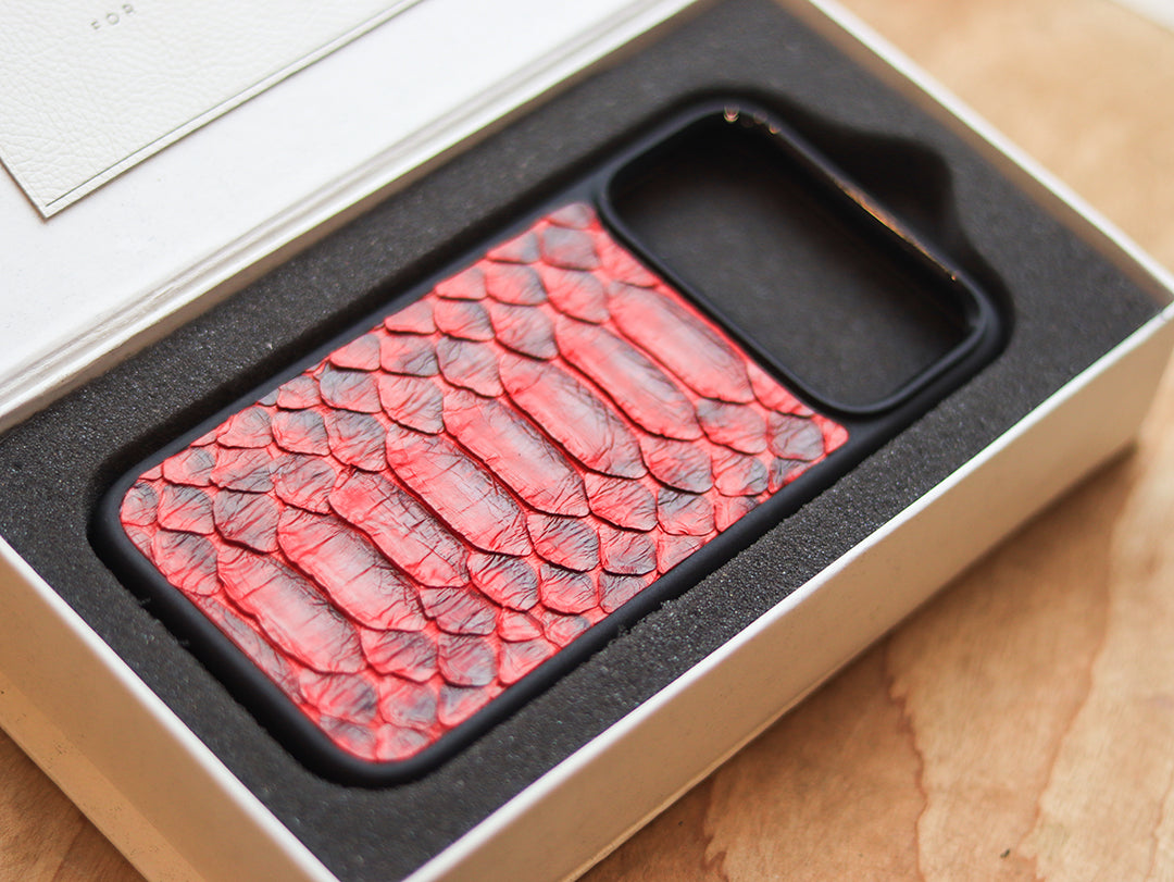 VENETIAN RED PYTHON SKIN MAGSAFE CASE