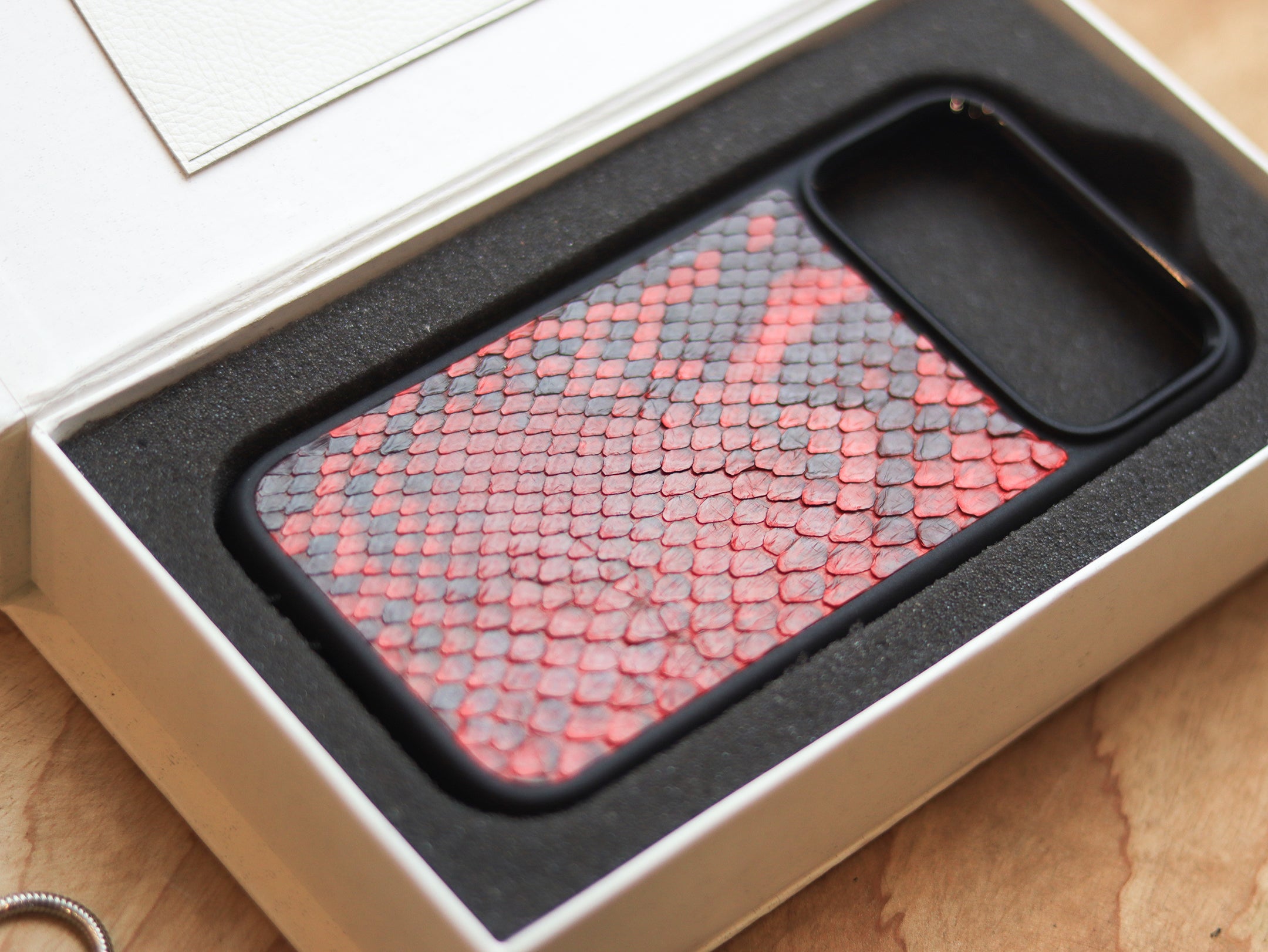VENETIAN RED PYTHON SKIN MAGSAFE CASE