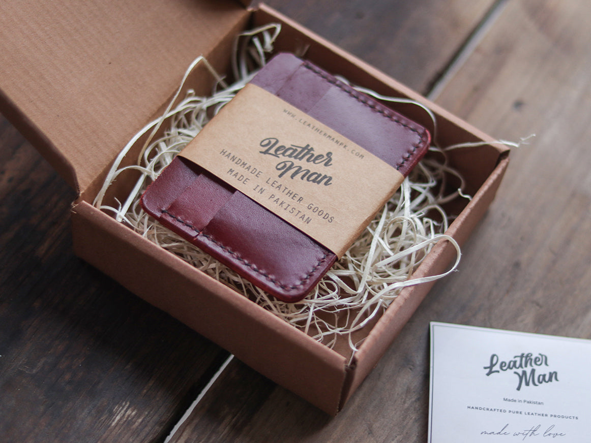 MINIMAL CLASSIC - GARNET BURGUNDY LEATHER