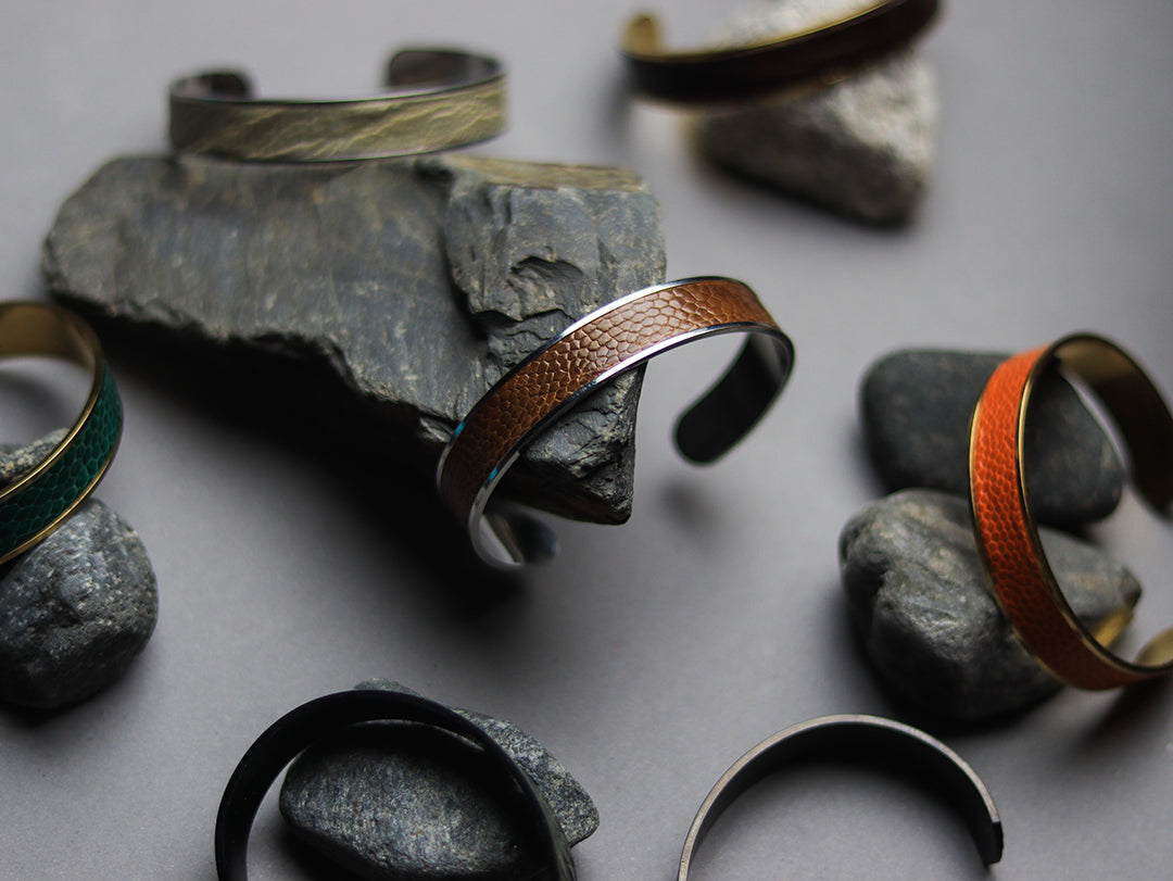 BLISK - OSTRICH LEG SKIN CUFFS