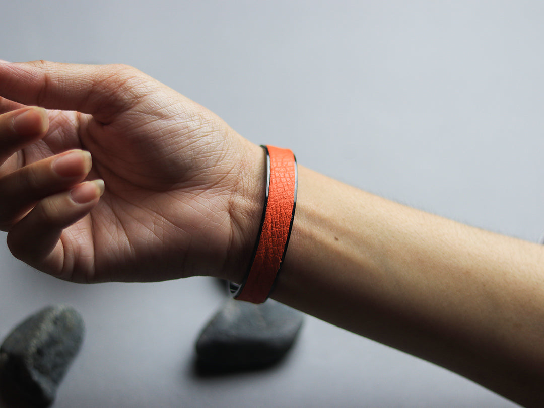BLISK - OSTRICH SKIN CUFFS