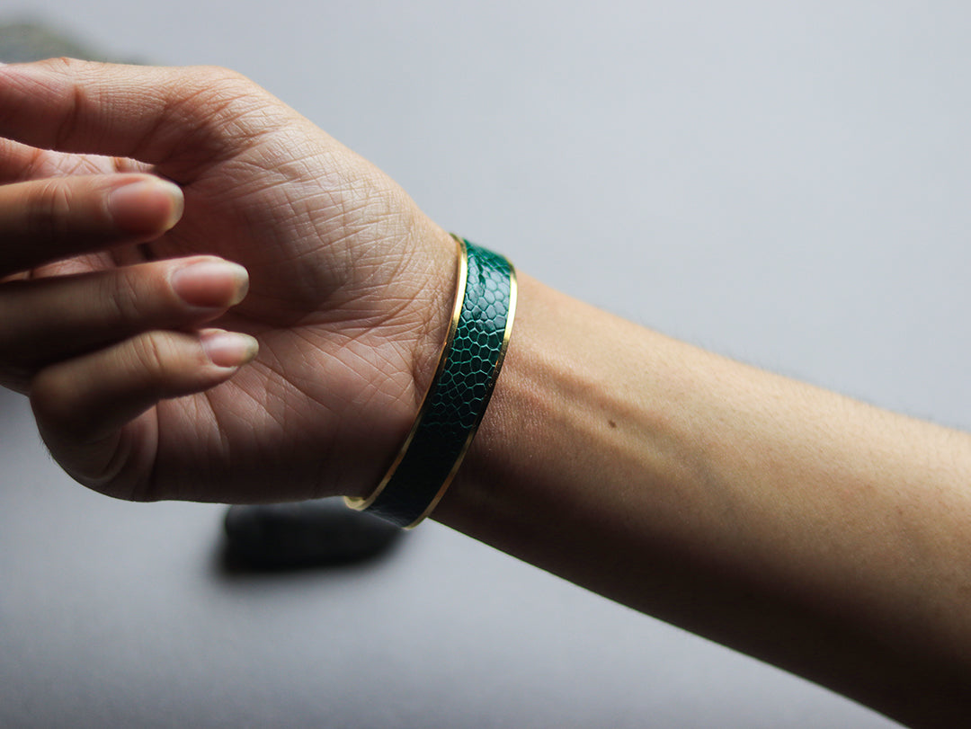 BLISK - OSTRICH LEG SKIN CUFFS