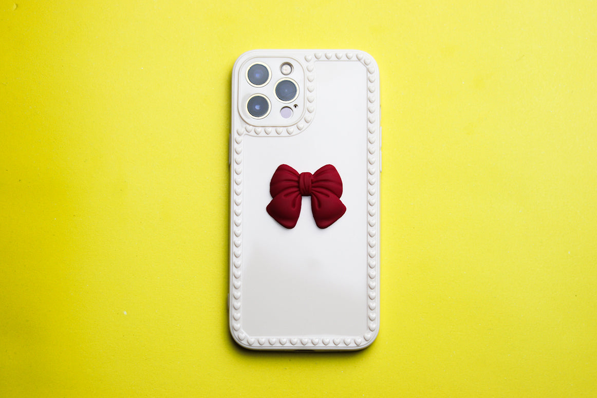 LUXURY RED BOW DESIGN PHONE CASE - GRIP GADGETS